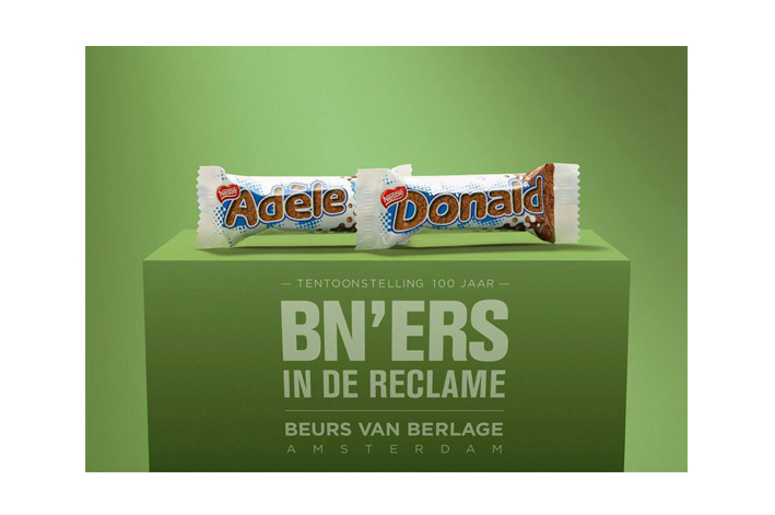 100 jaar BN-ers in reclame — campagnebeeld 5