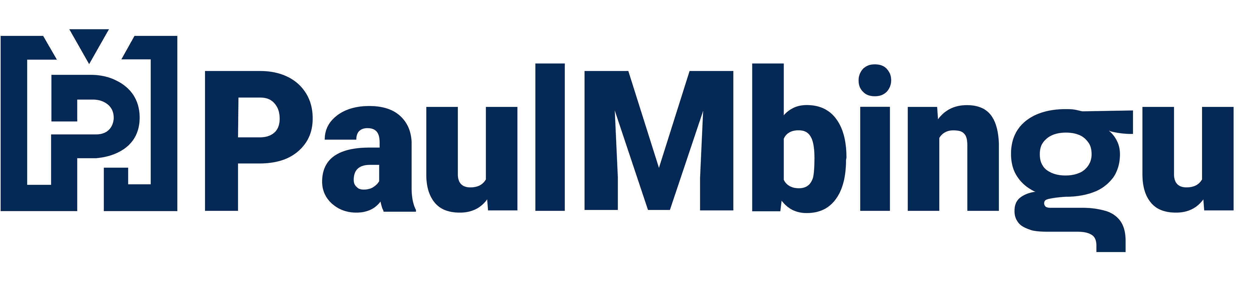 Paul Mbingu Logo