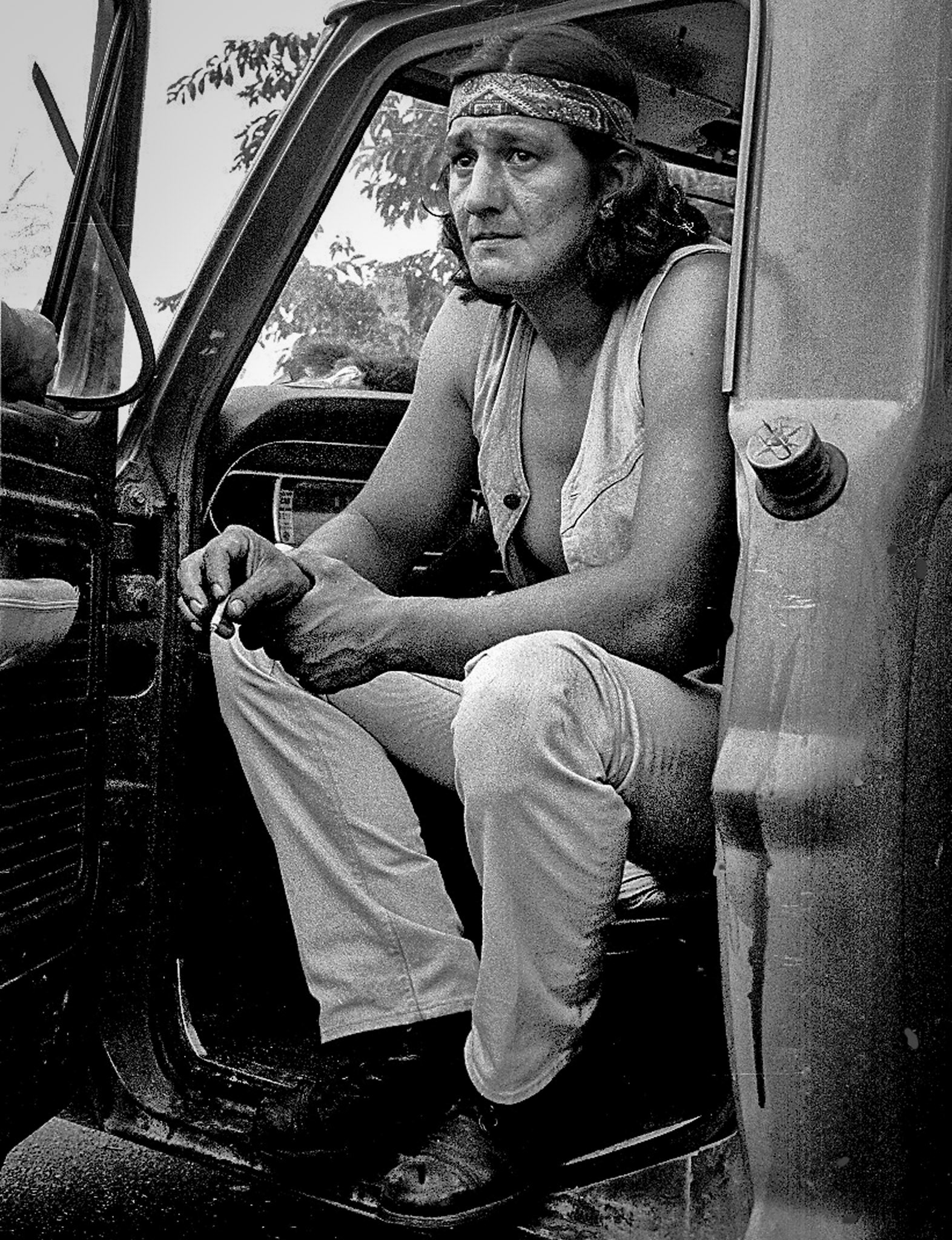 Native American in DC protest