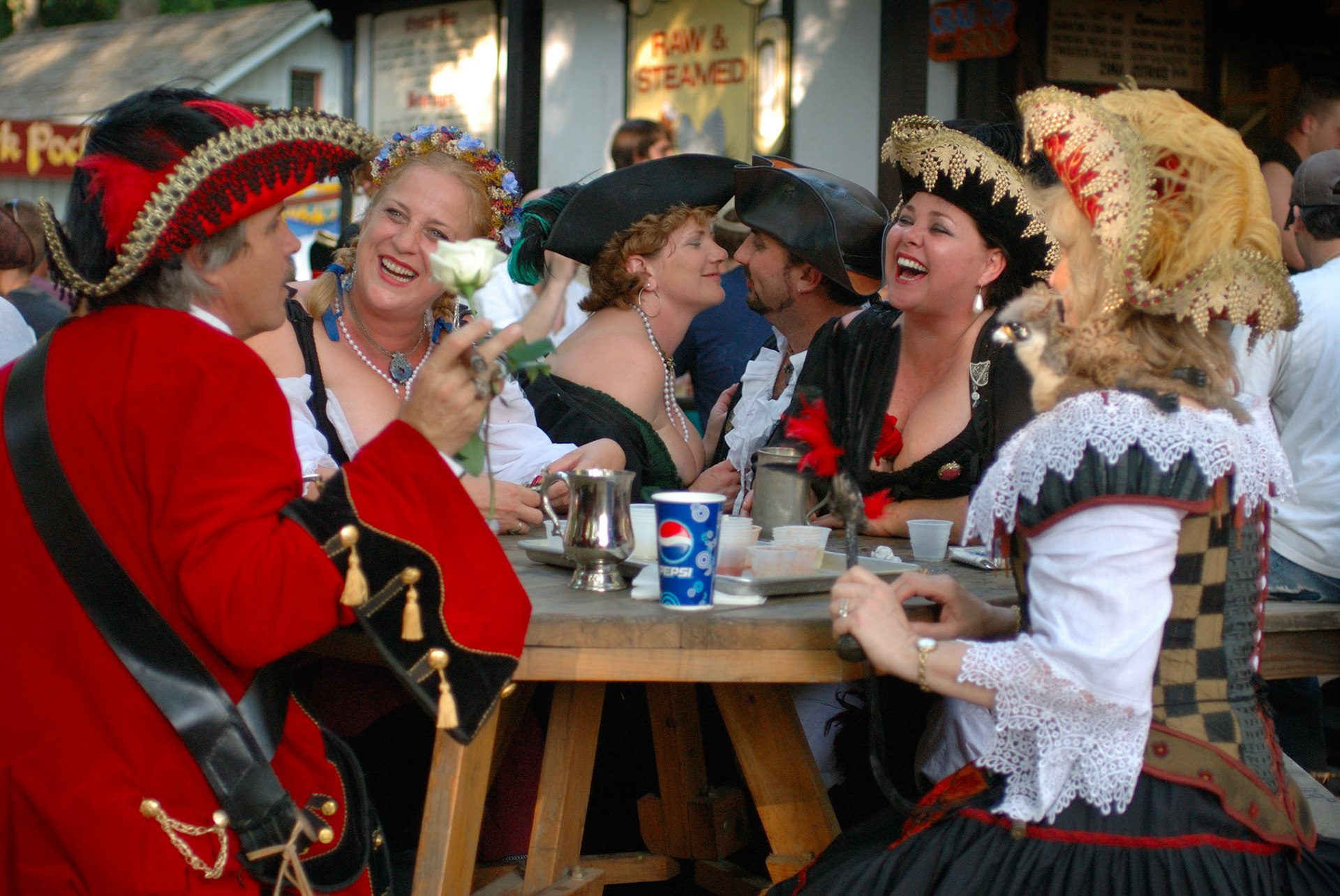      Friends candid: 2nd place as B&W print- MD Renaissance fair