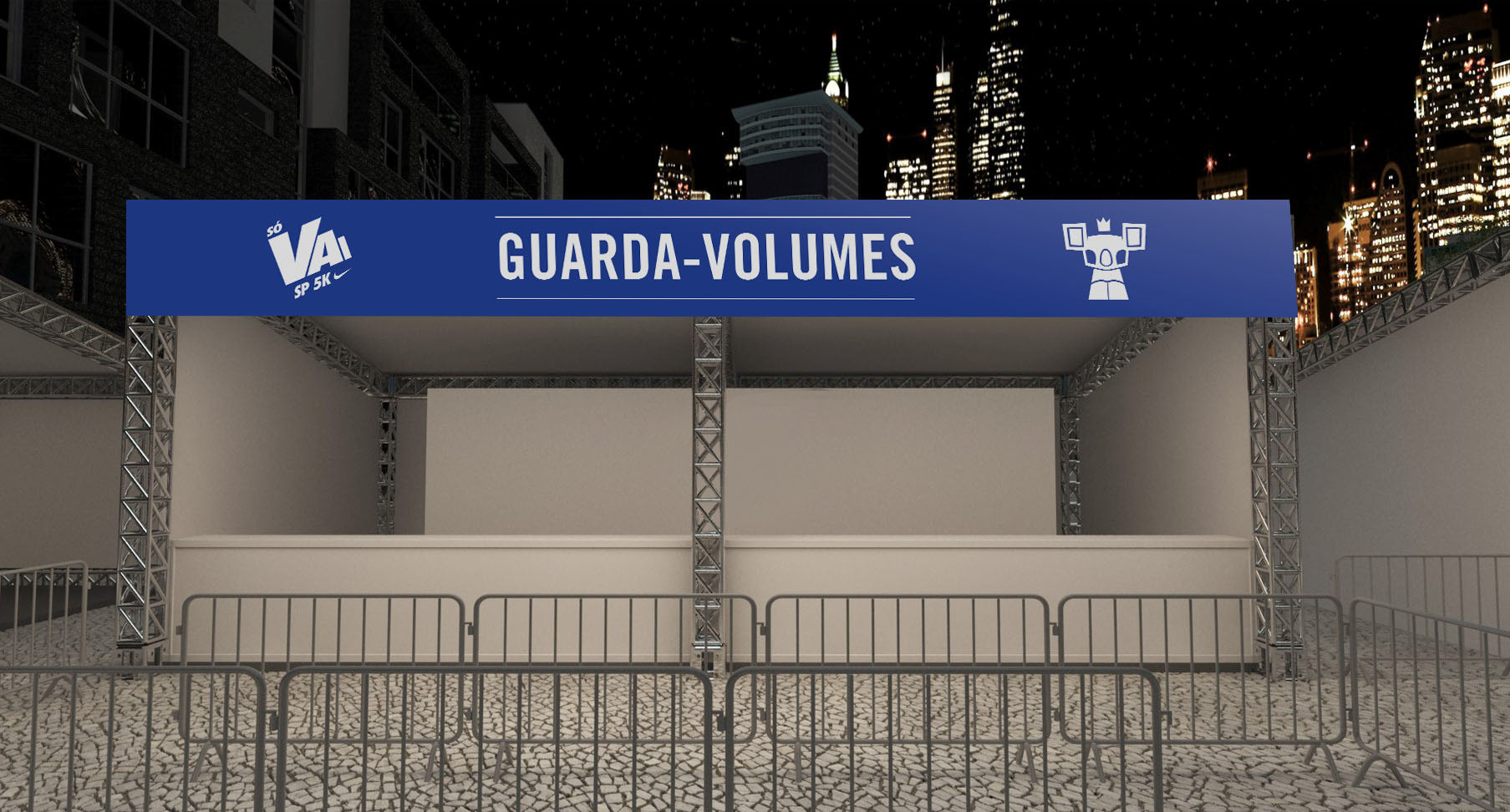Ambientação guarda-volumes