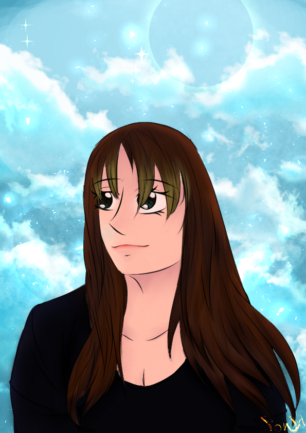 digital portrait of a classmate