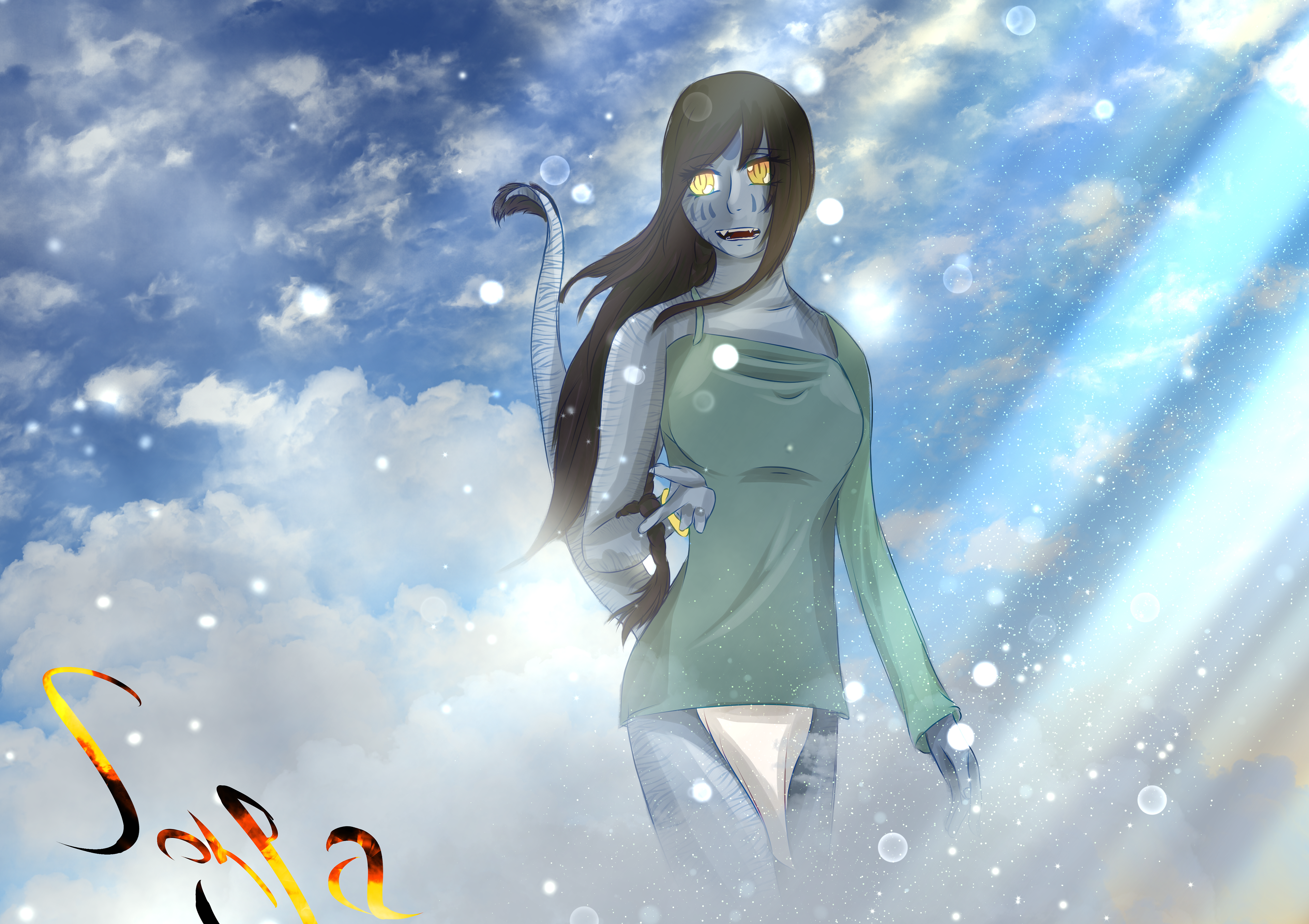 watched the avatar 2 movie & got inspired to make my own Navi