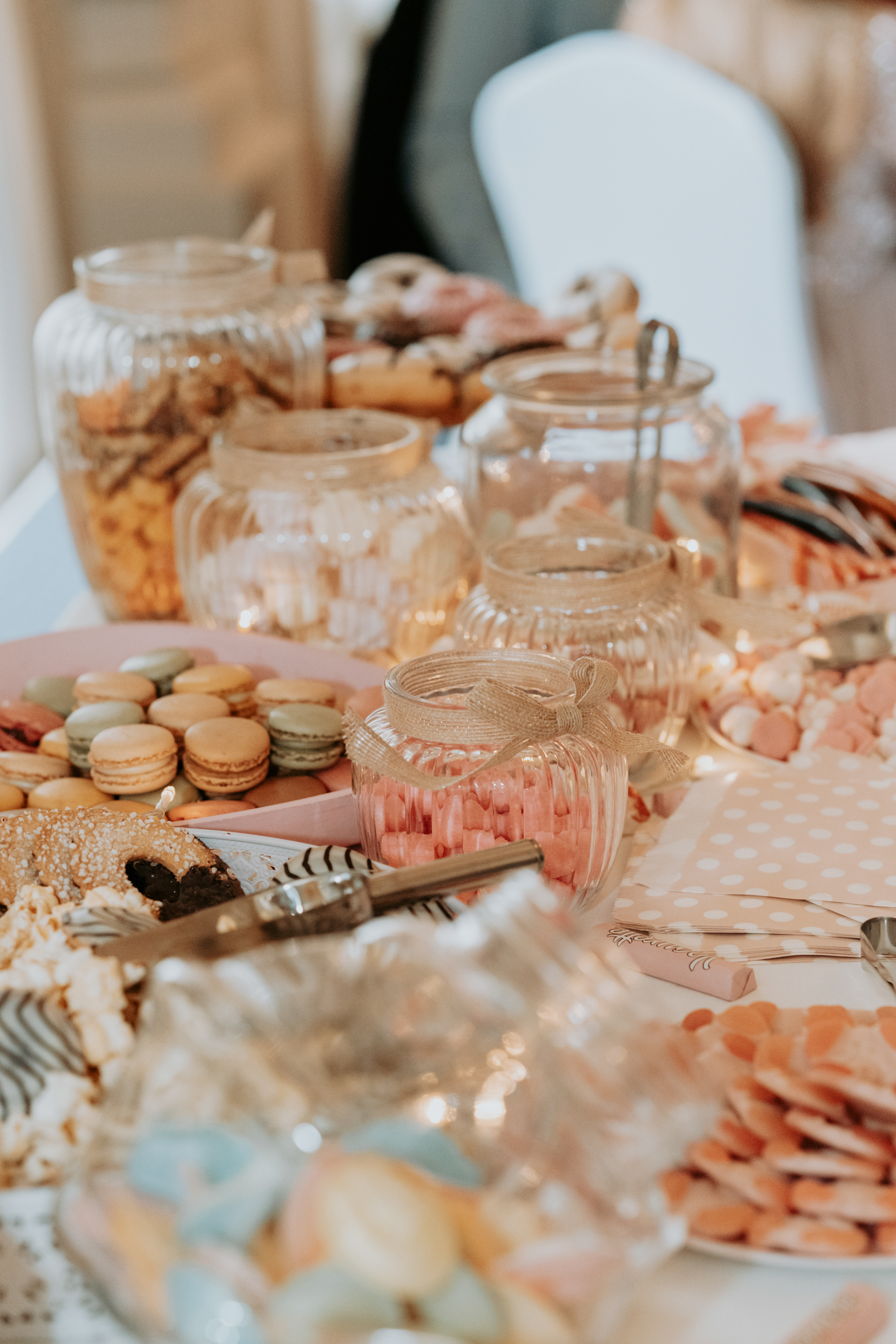 Süßigkeiten Buffet auf der Hochzeit