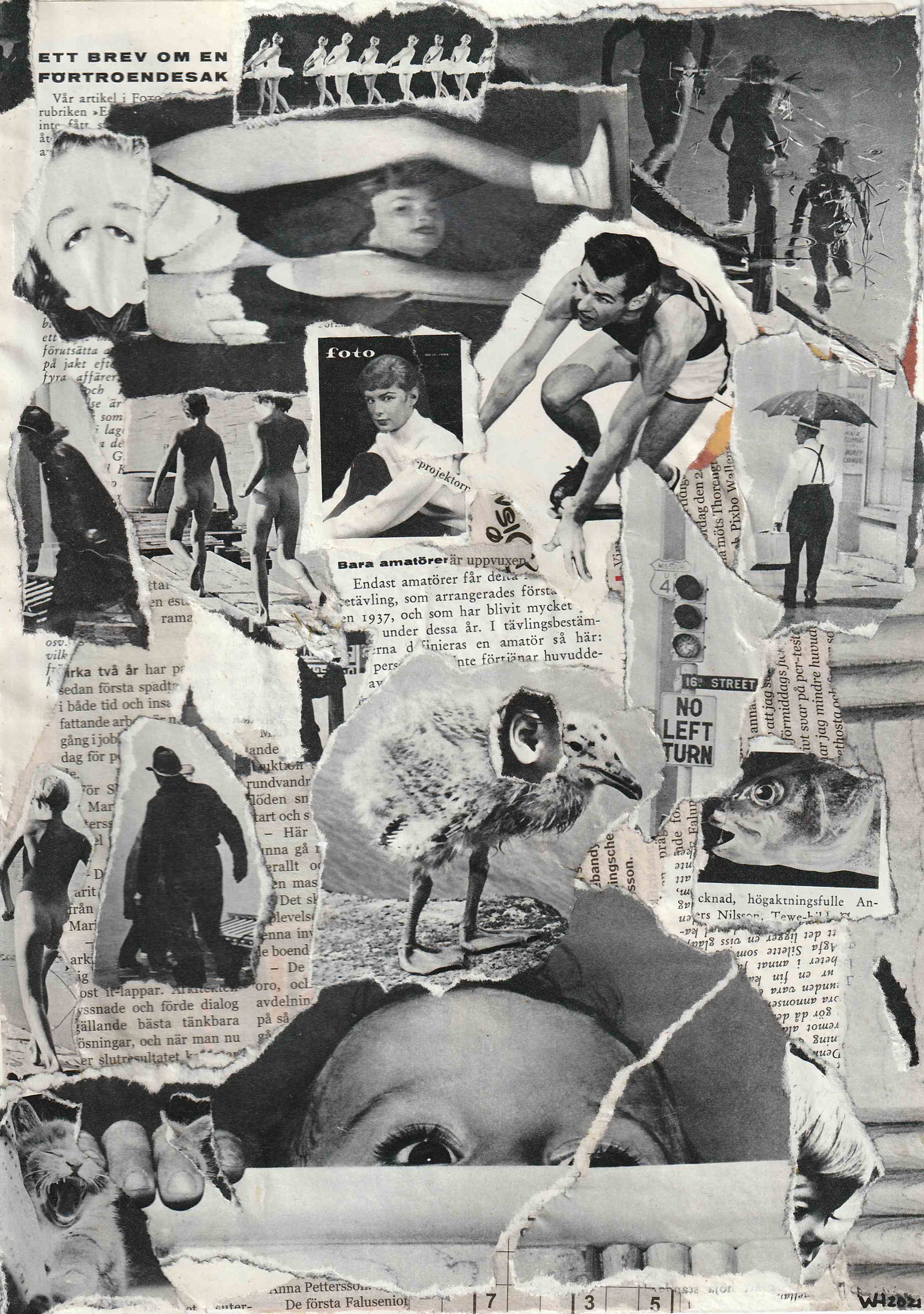 Tidningscollage