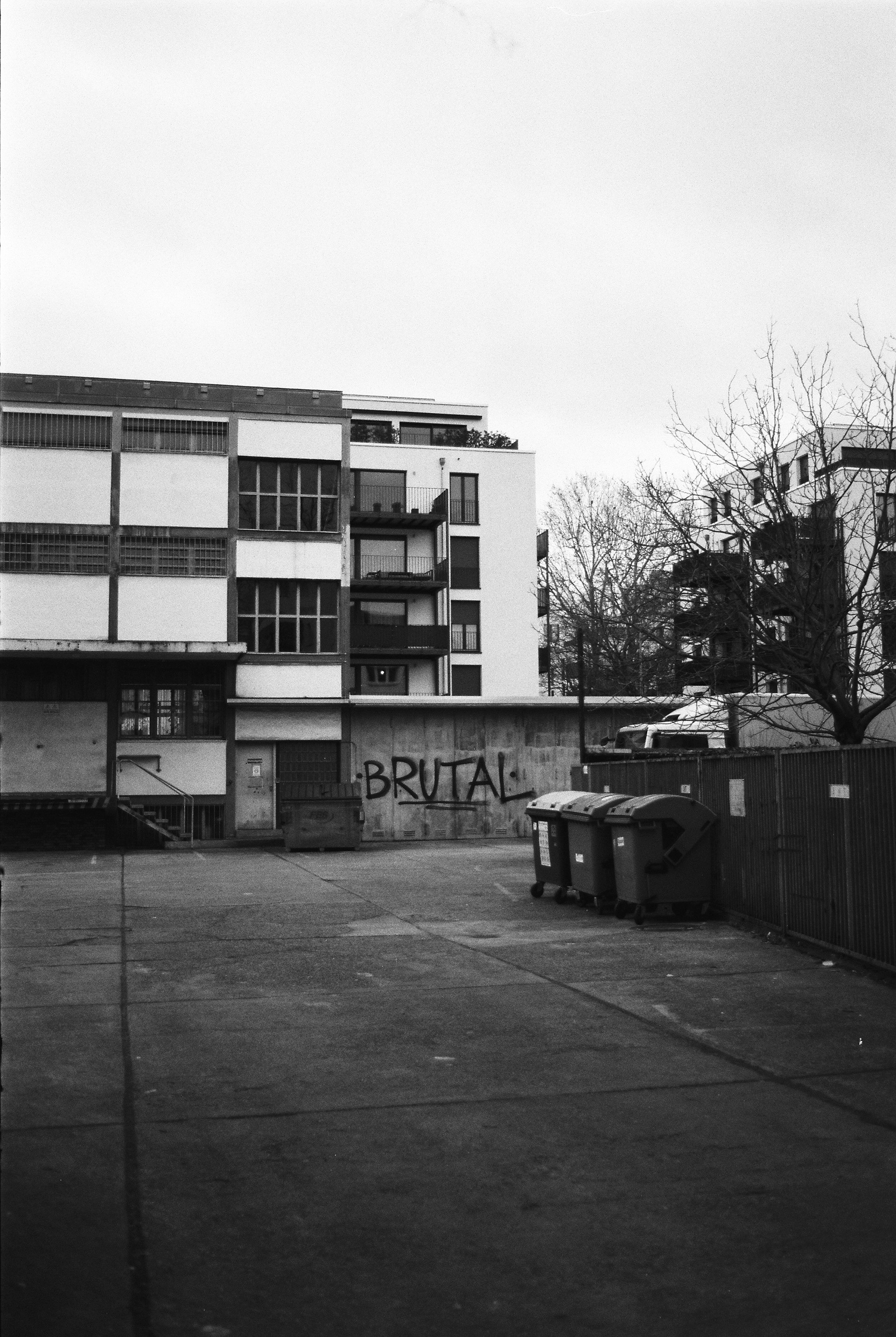 Brutal : Pentax ME, 50mm f/1.7, Agfa APX 100