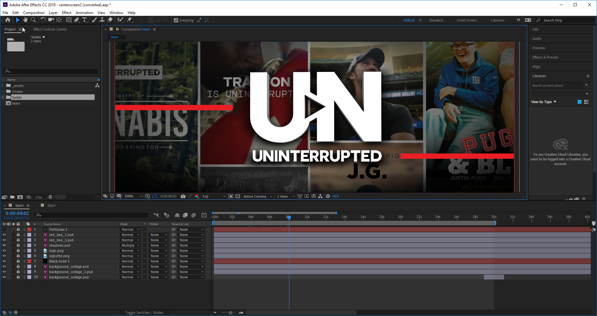 Post Production in Adobe After Effects