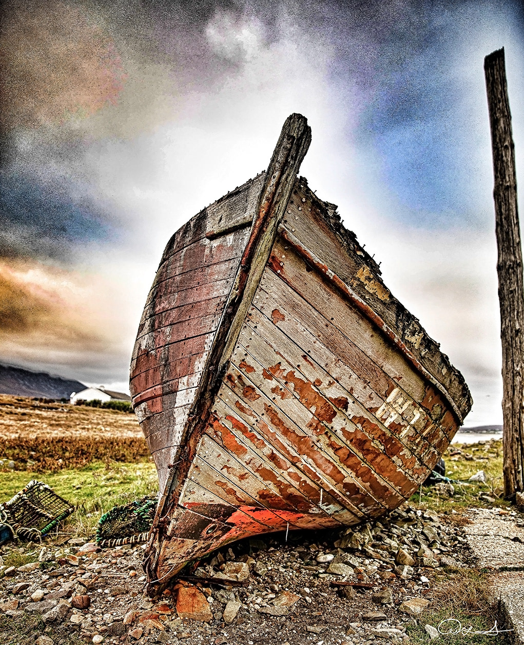 Wreck , Purteen Harbour