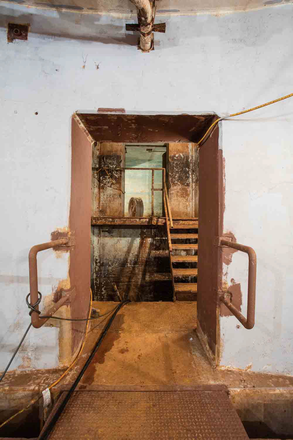 Stairwell entry, Atlas F 556-1 Missile Silo, 2016
