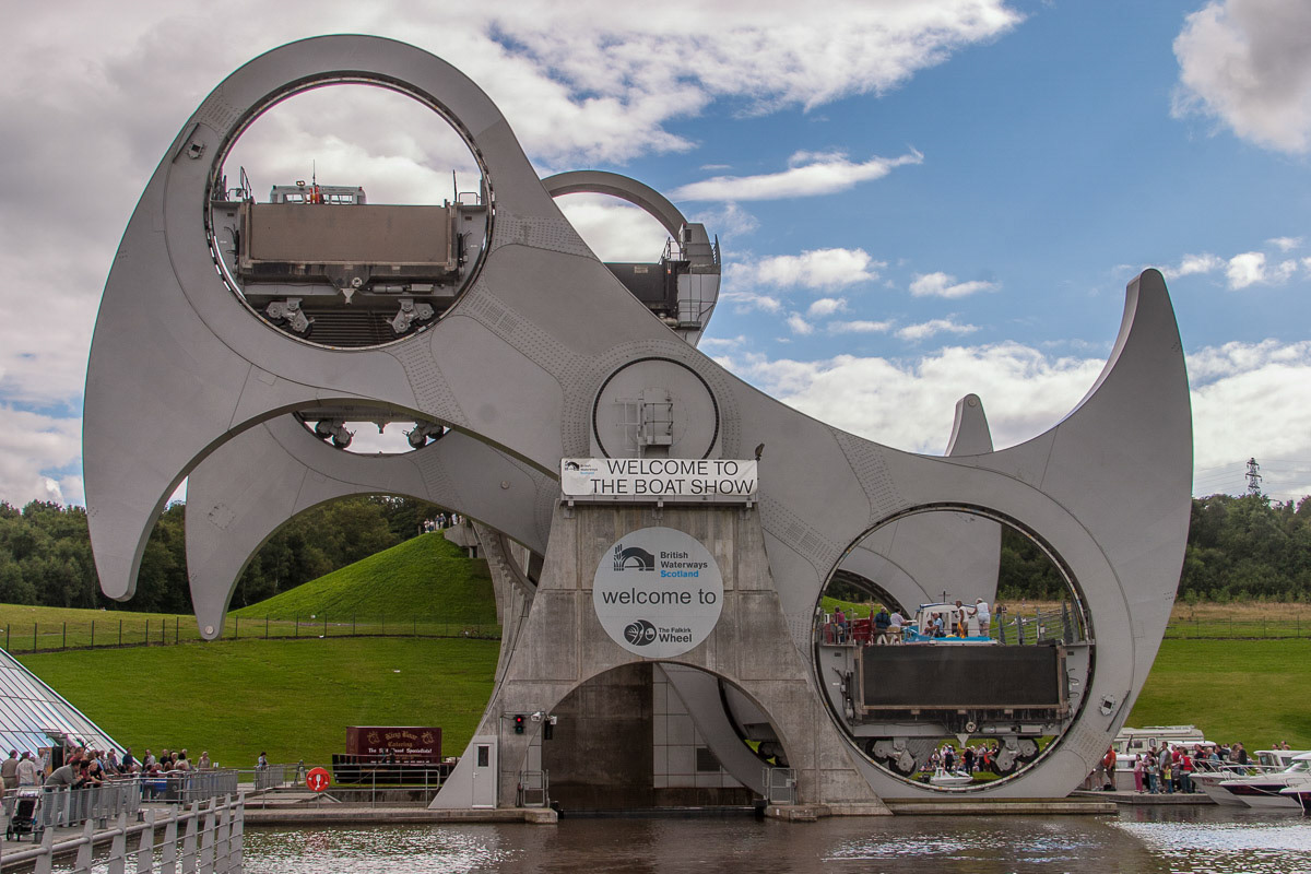Falkirk Wheel 35mm 1/180 sec at f 8.0