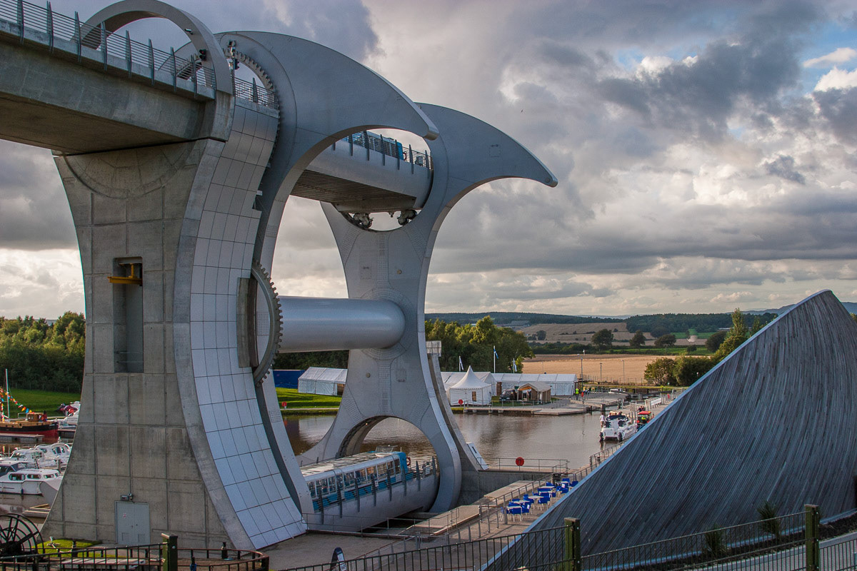 Falkirk Wheel 28mm 1/125 sec at f 9.5