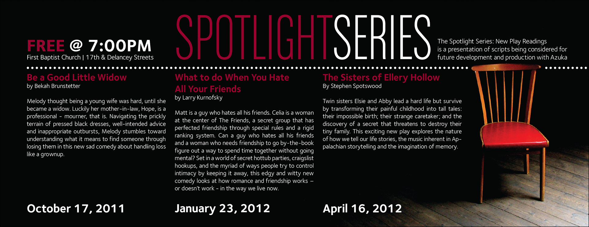 Azuka Theatre 2011-2012 brochure