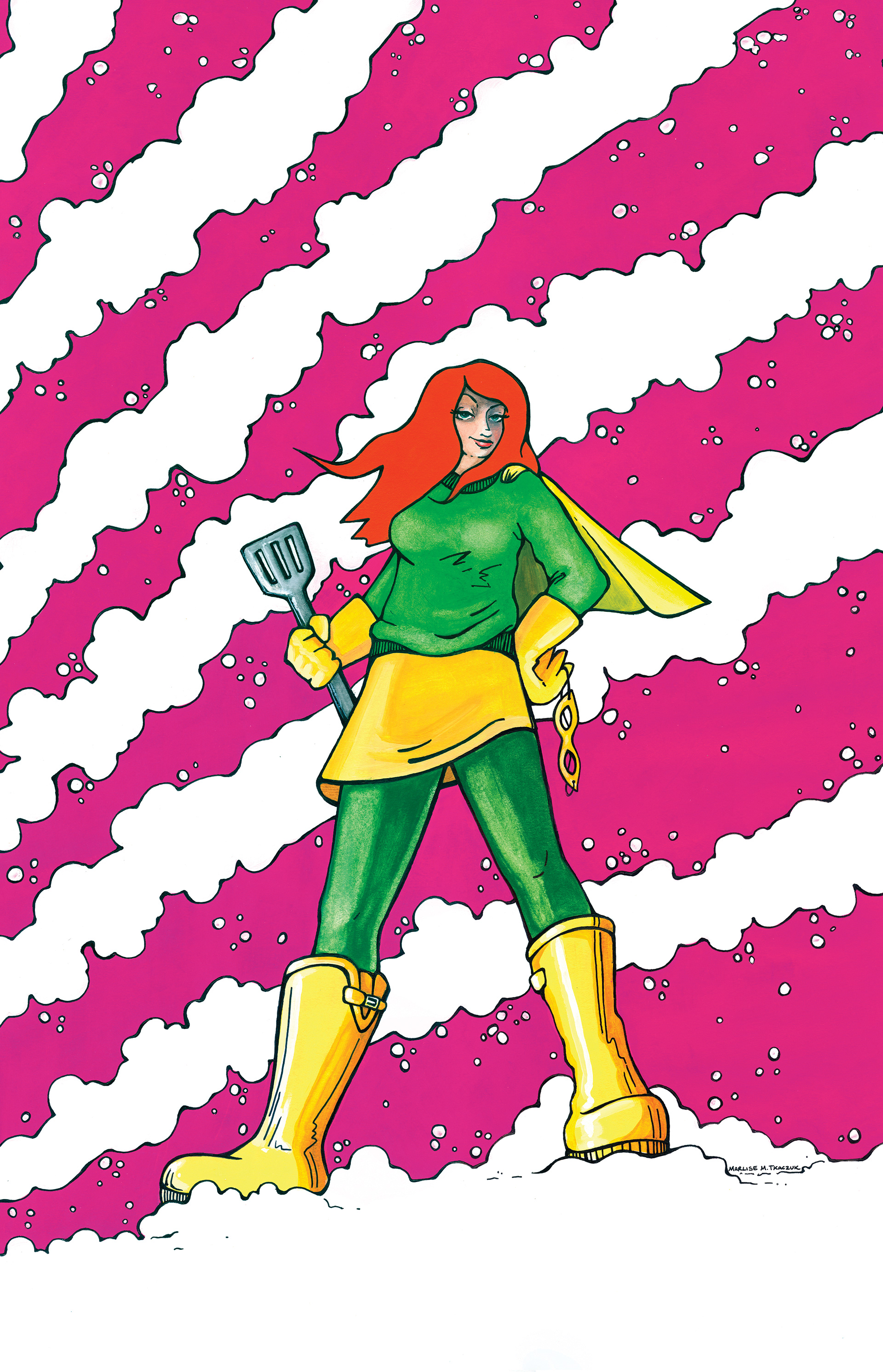 Illustration that was provided to me for the cover design