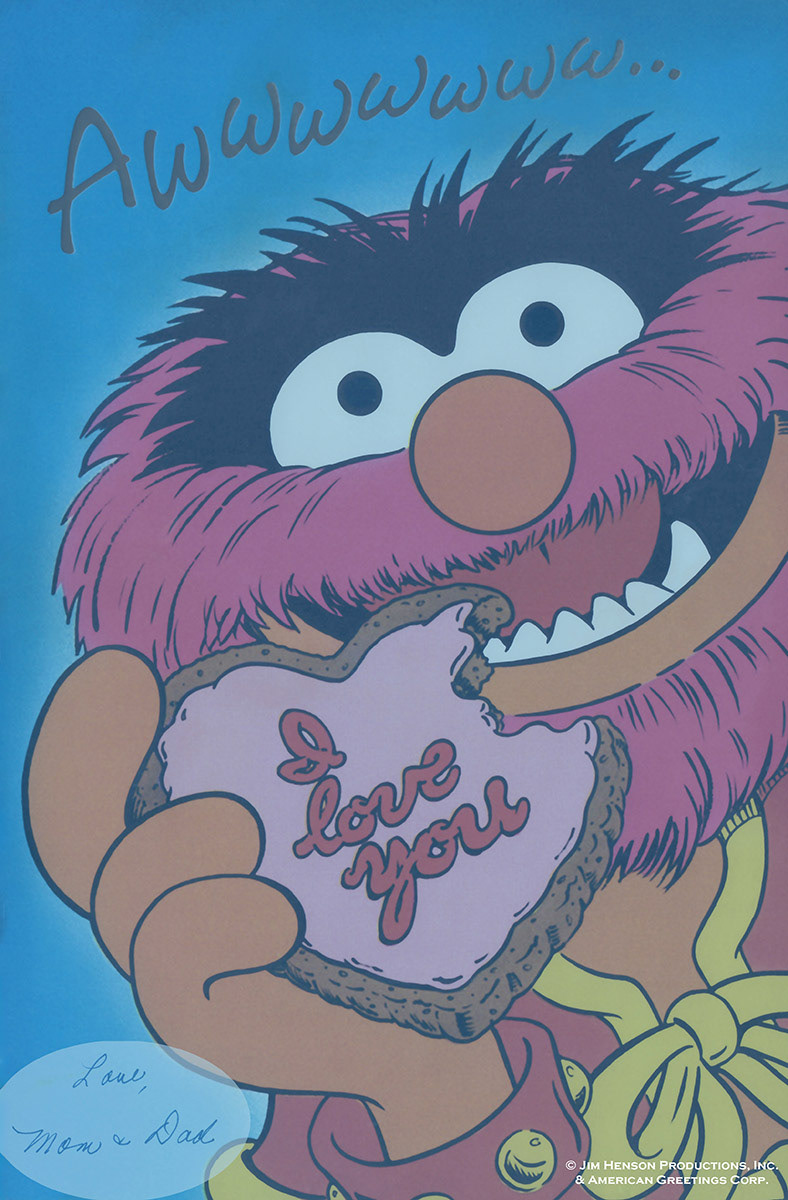 Valentine Muppet - Dear Patti, Jim, Nicole & Andrew - Happy Valentine's Day to you all