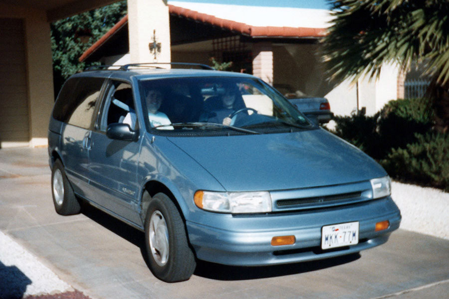 Family Favorite Van - 1994 Nissan Quest Van, was such a good car for the family, the folding down middle bench seat, the video console, and all its roominess