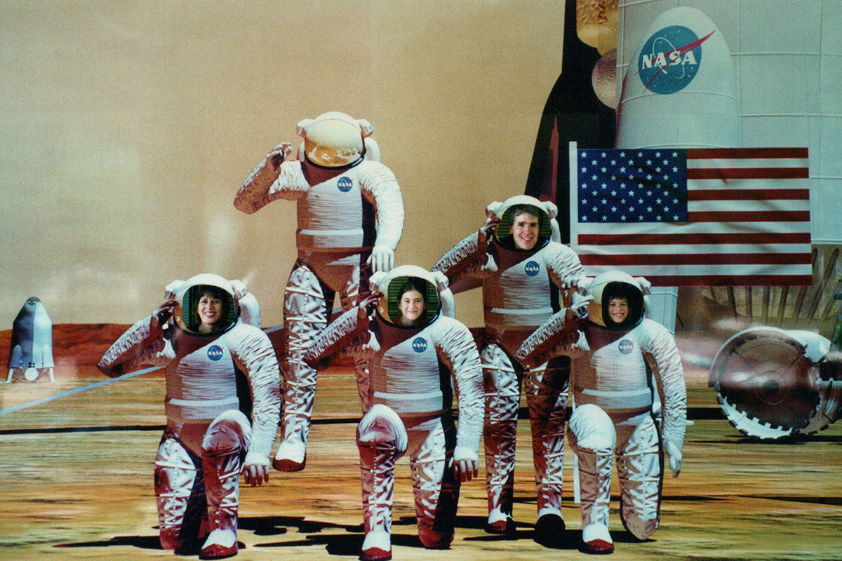 Fun at Space Center Houston - 2000