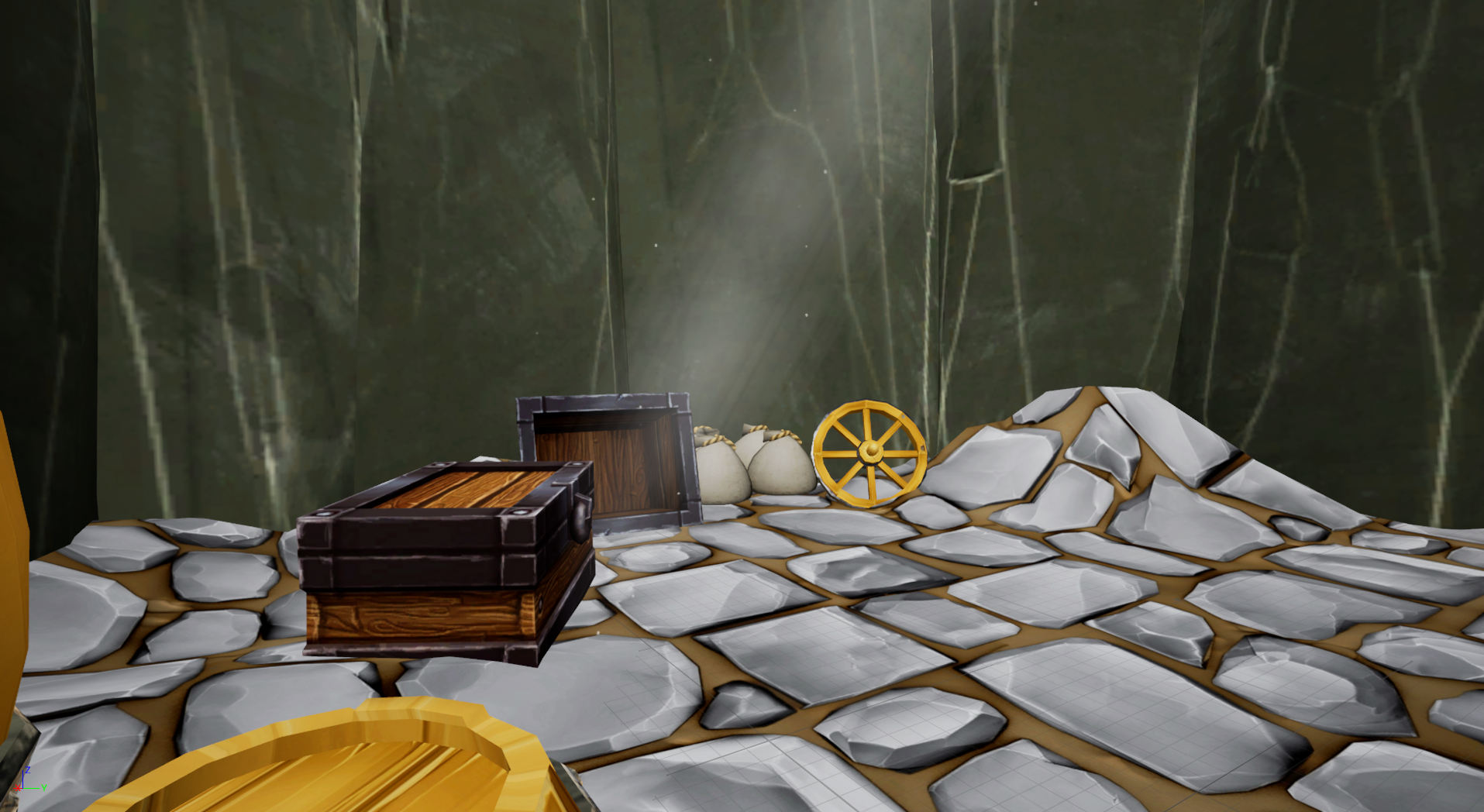 Hidden behind Arkus Crash Walls were items like chests, in order to reward players for revisiting old levels and exploration.