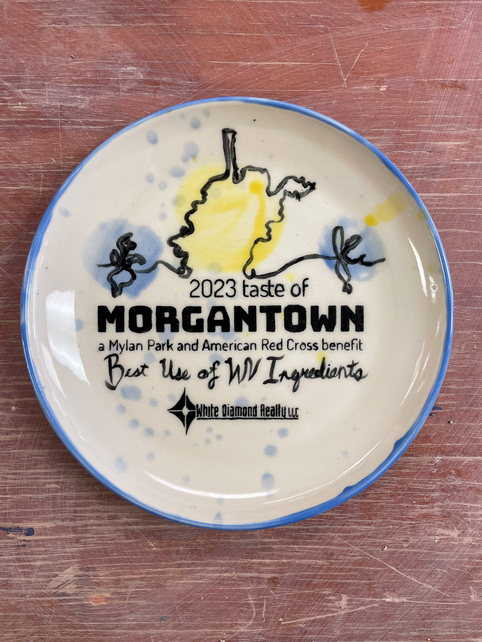 Finished Best Use of WV Ingredients Award Plate