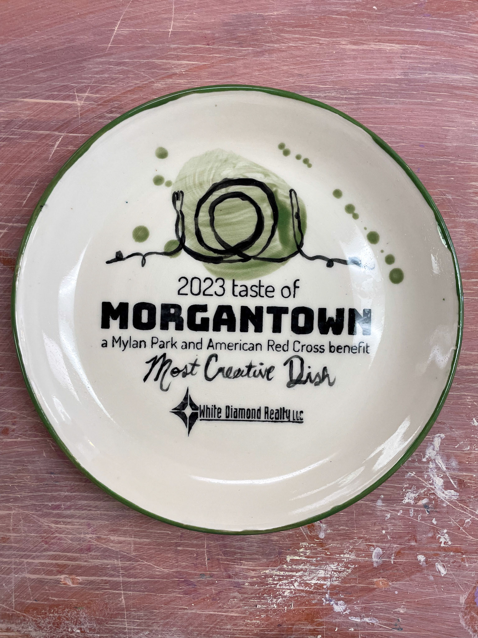Finished Most Creative Dish Award Plate