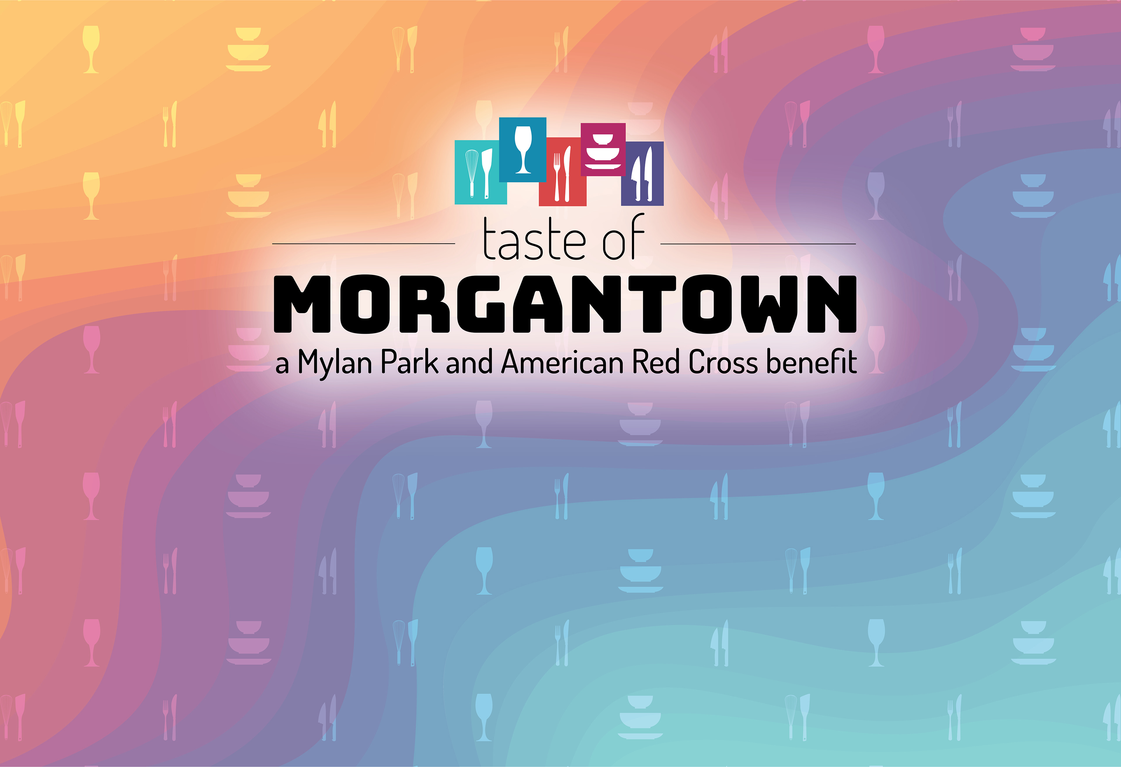 Taste of Morgantown Logo Photo Backdrop