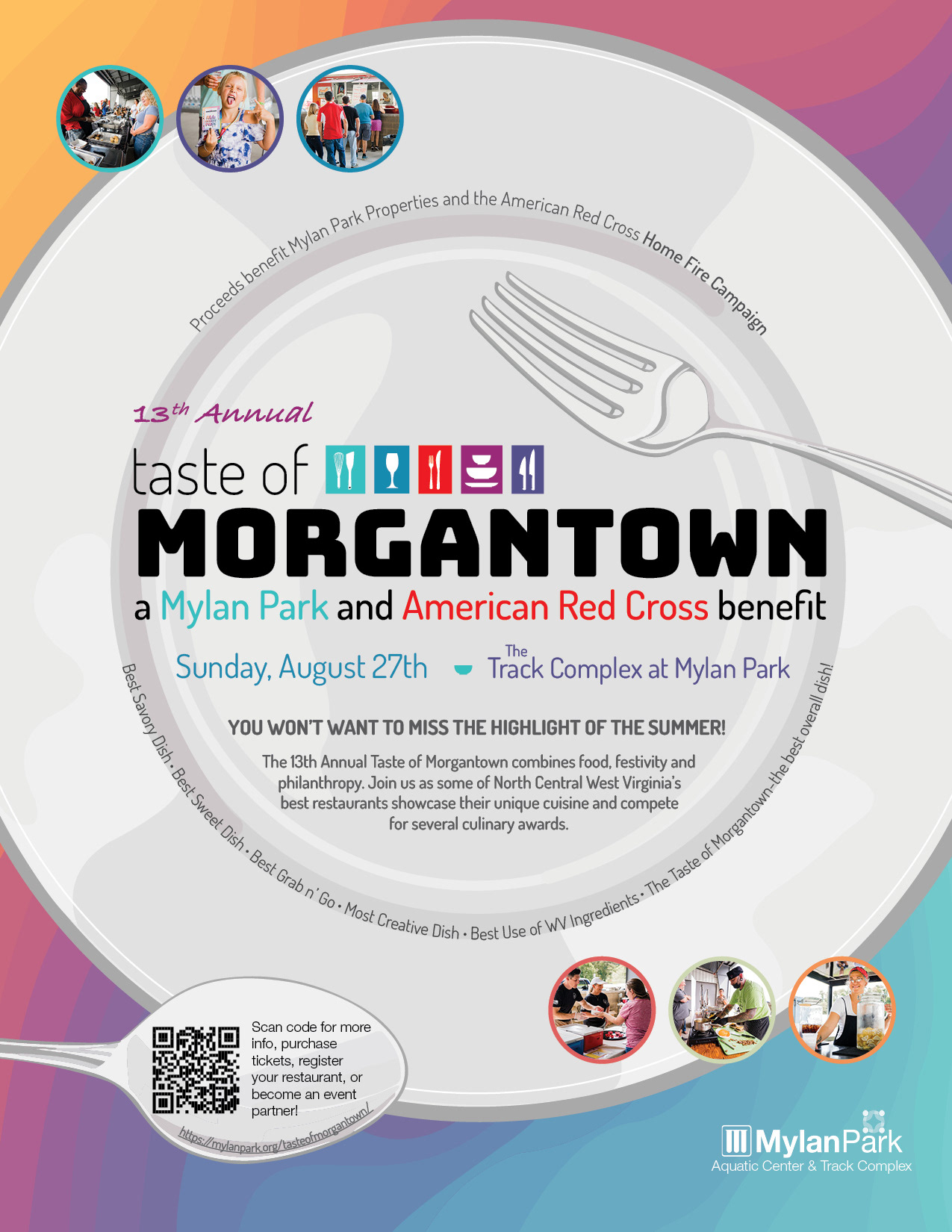 2023 Taste of Morgantown Event Flyer