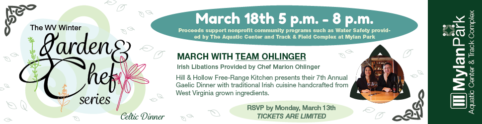 Morgantown Magazine Lowdown Garden & Chef Banner Ad Design