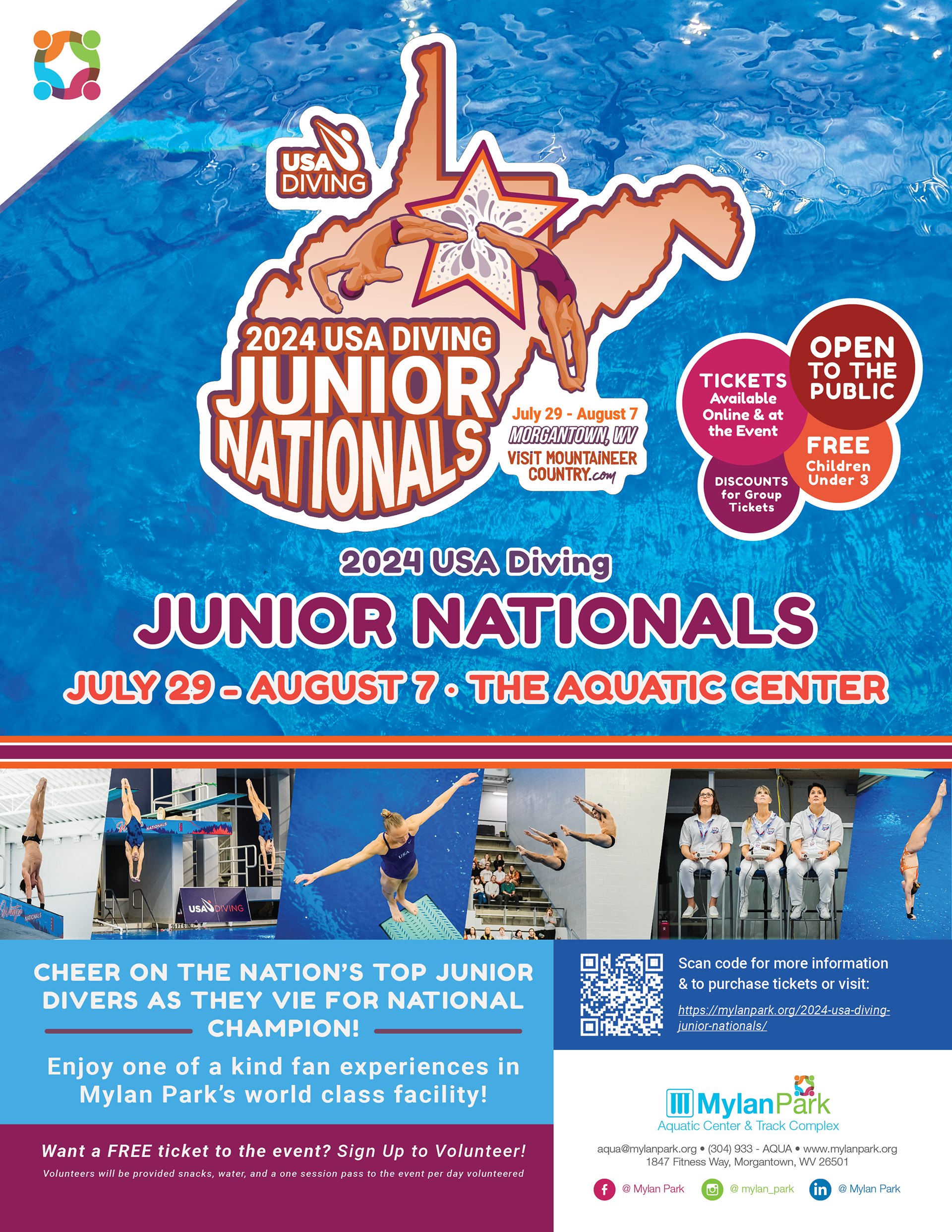 2024 USA Diving Junior Nationals Flyer