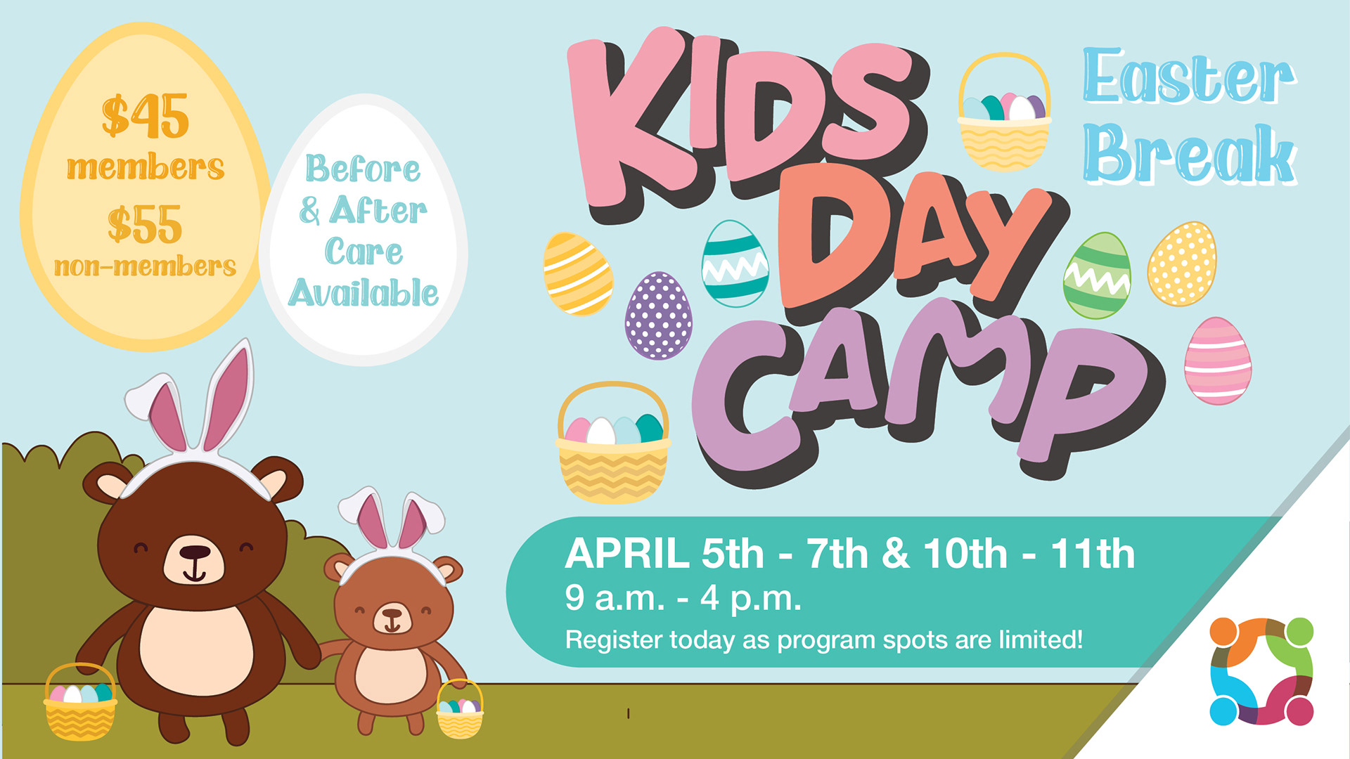 Kids Day Camp Reach Screen Ad Design