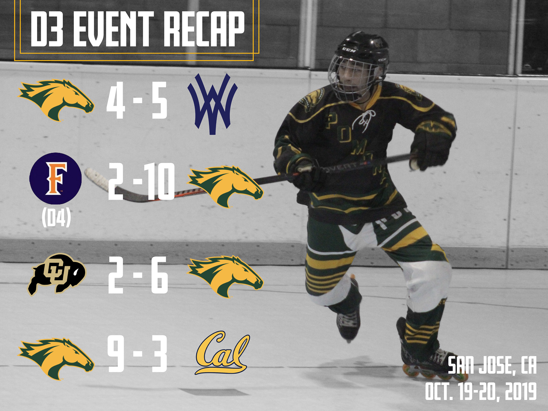 Example of social media graphic made for CPP Roller Hockey