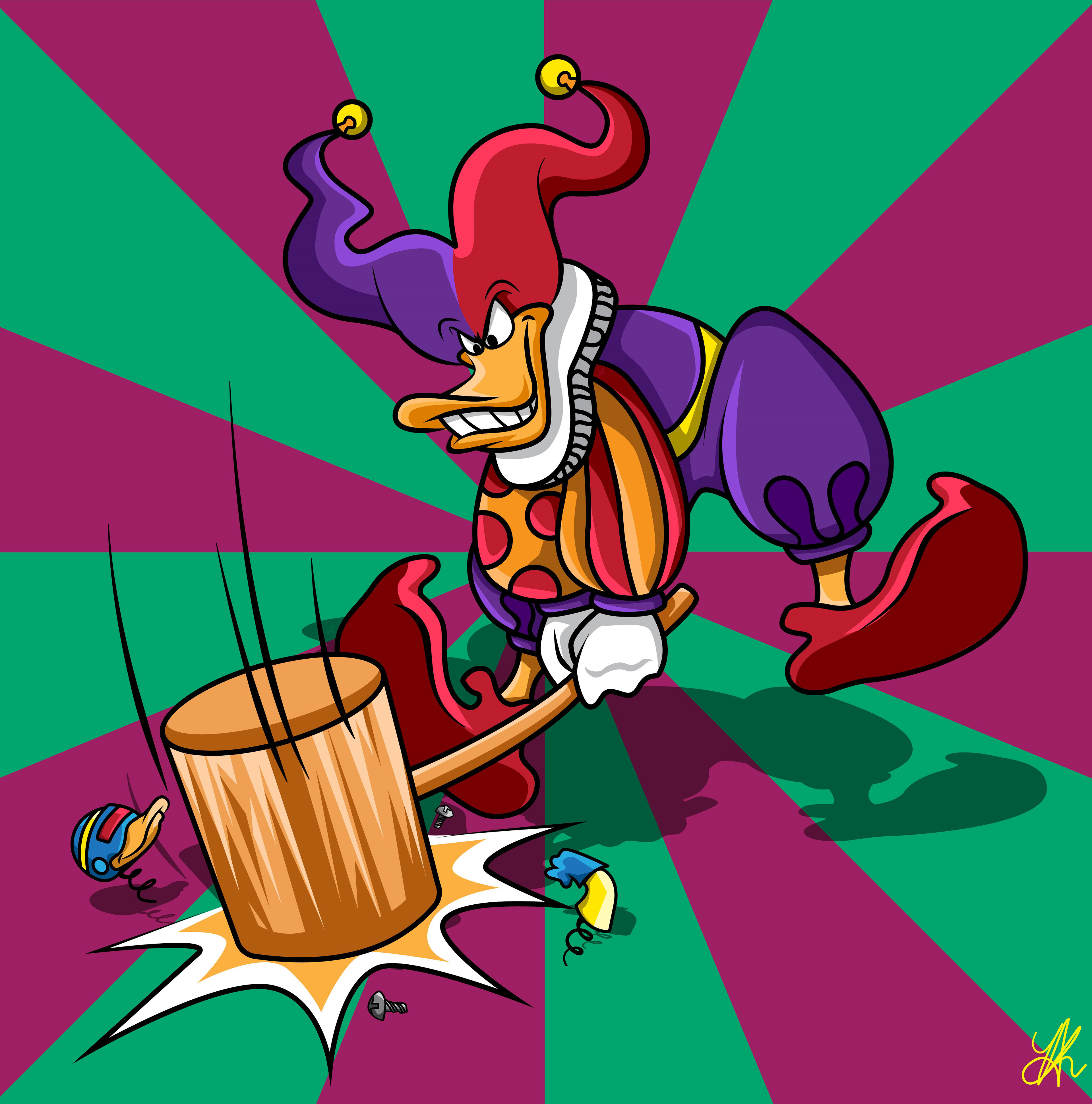 Quackerjack from the television show Darkwing Duck (1991)