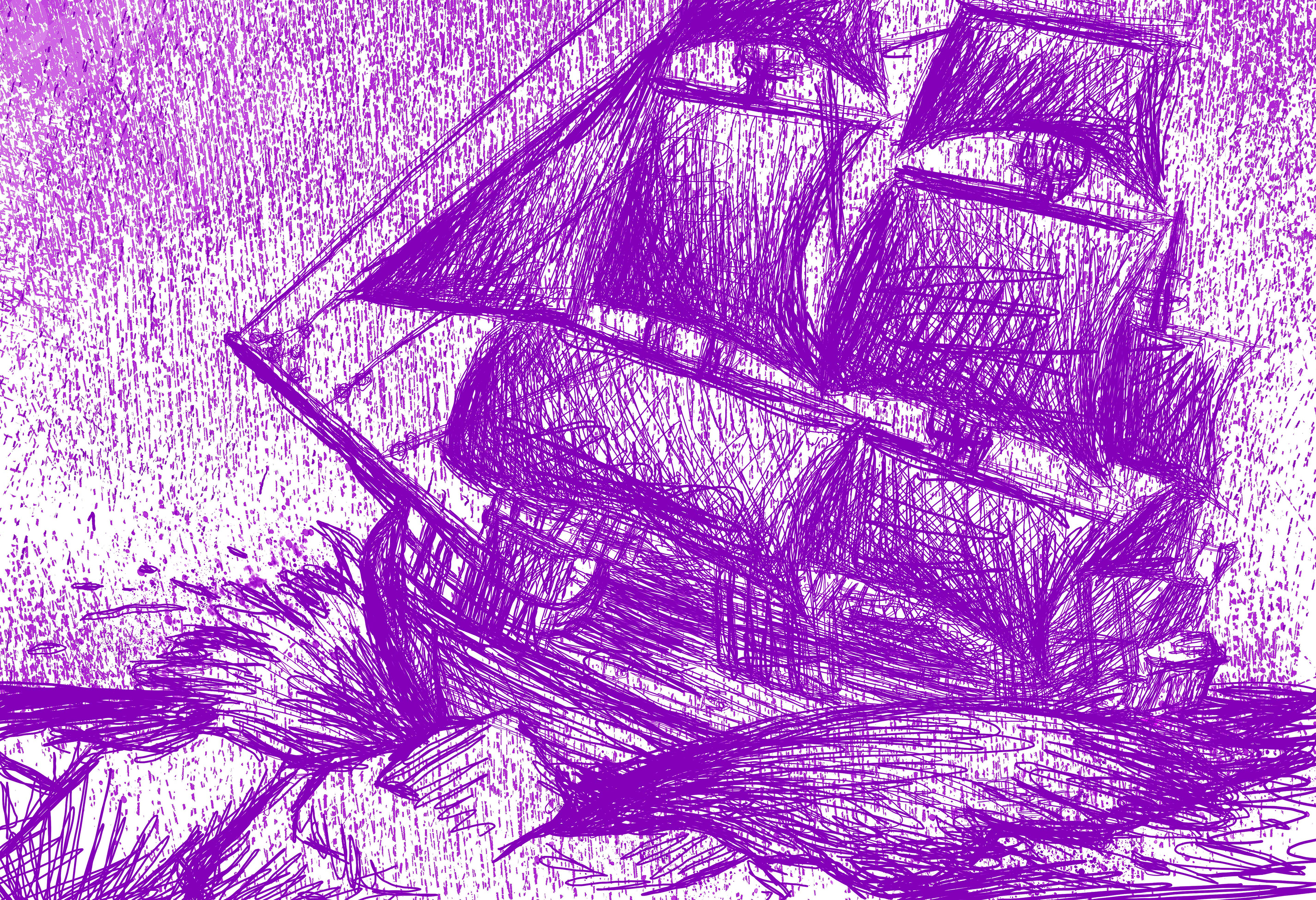 2021 Pirate Ship Digital Sketch