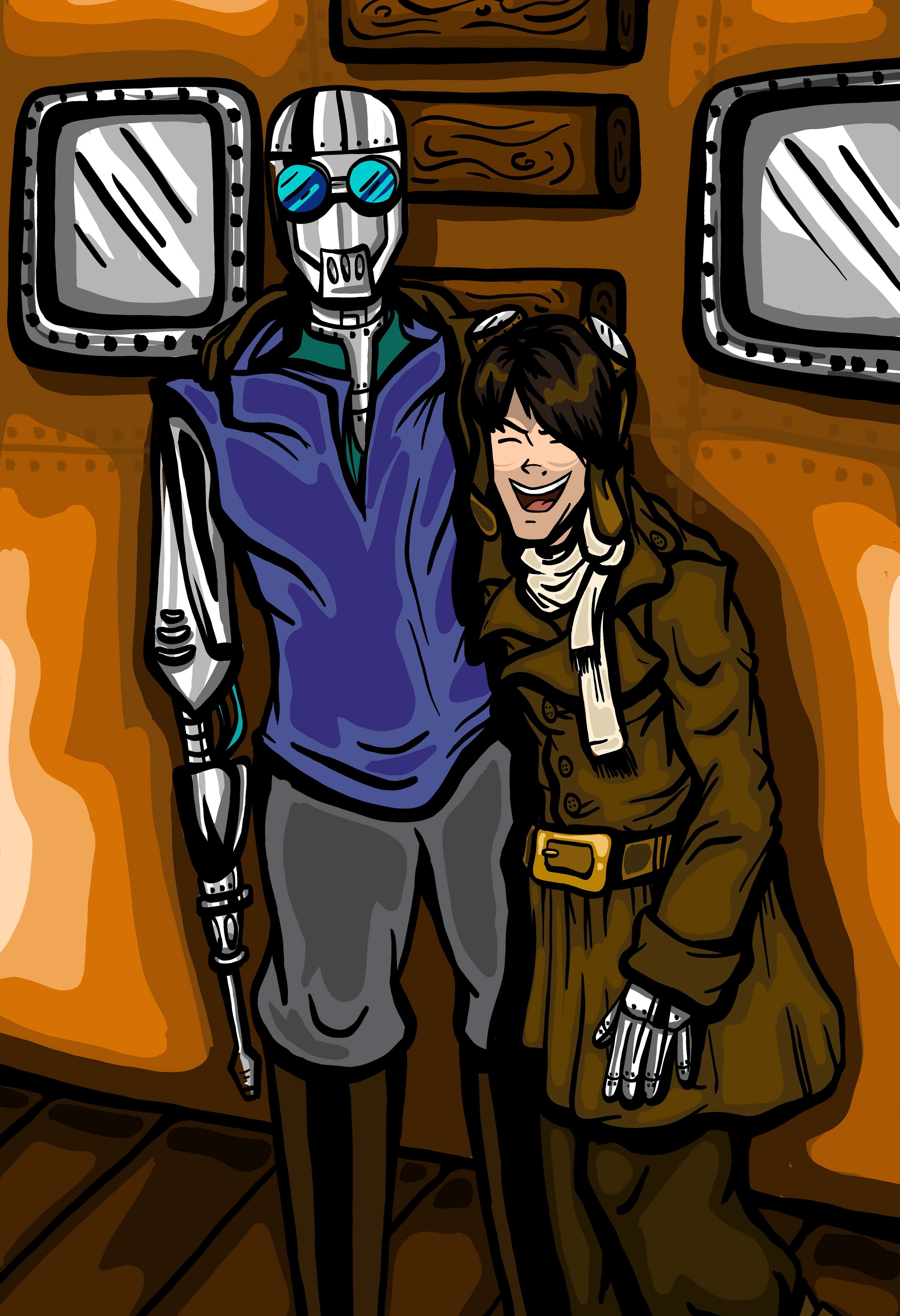 2023 Digital Painting of Characters Developed For Graphic Novel