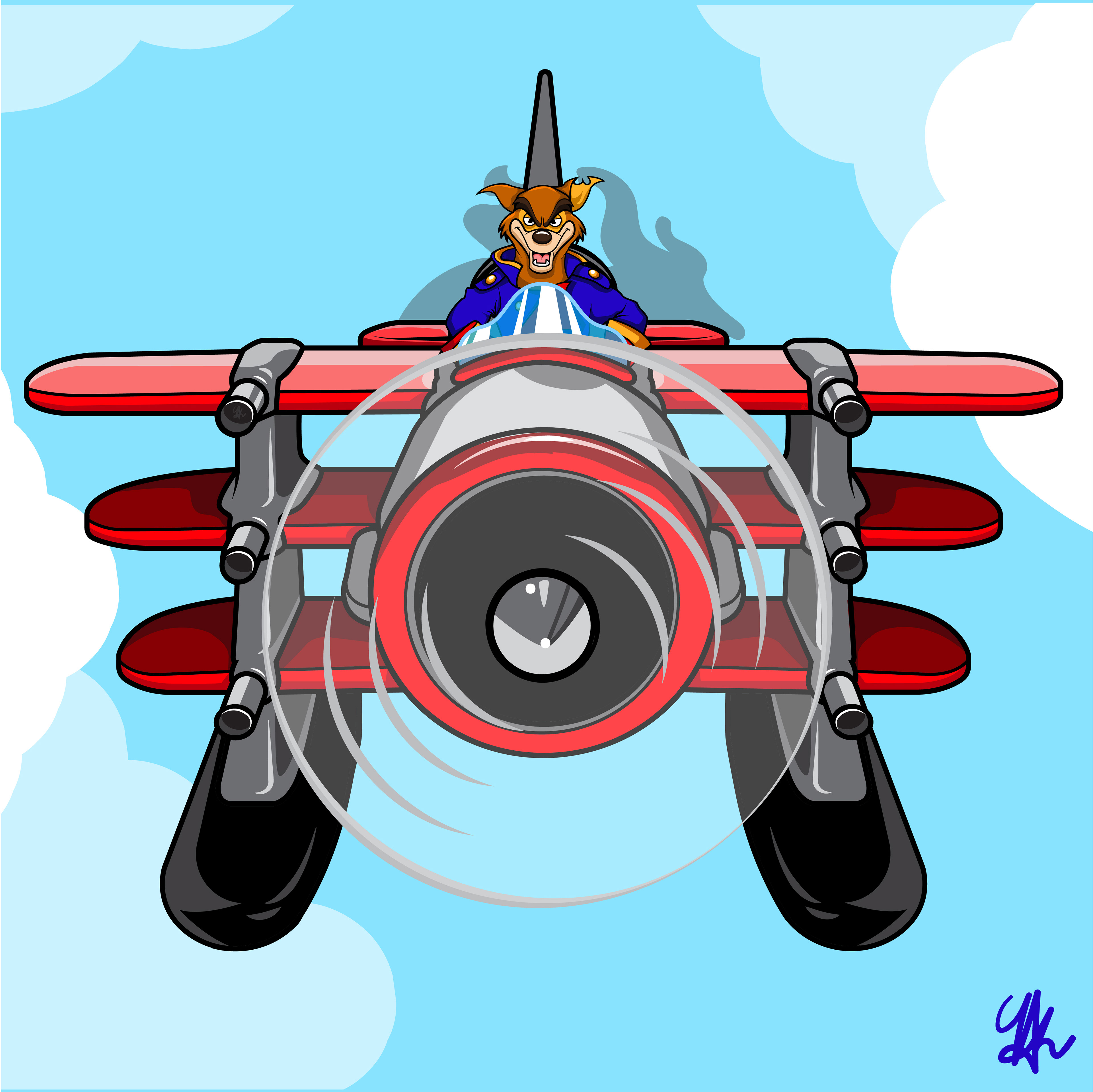 Don Carnage from the television program Talespin (1990)