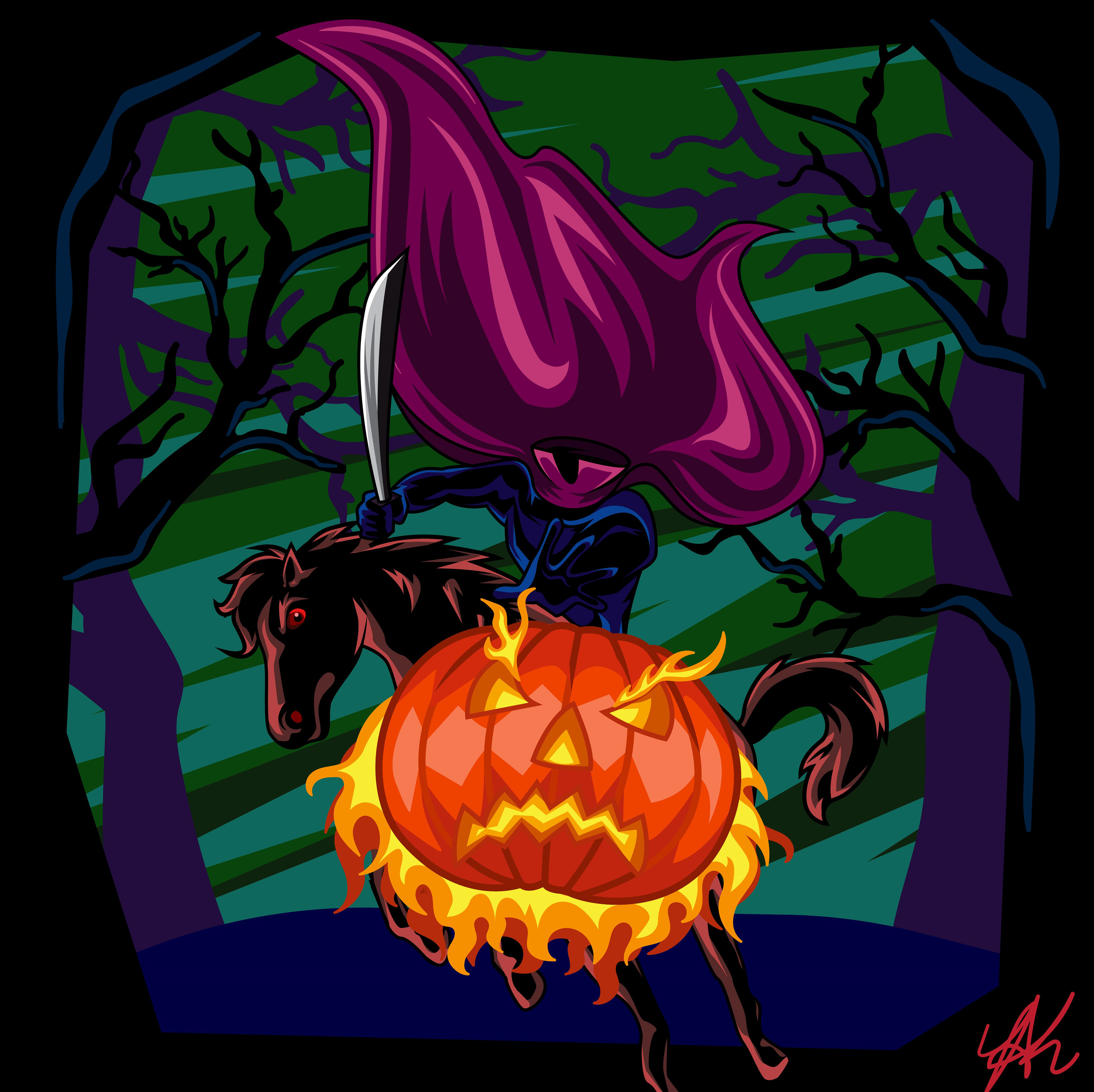 The Headless Horseman from The Adventures of Ichabod And Mr. Toad (1949)