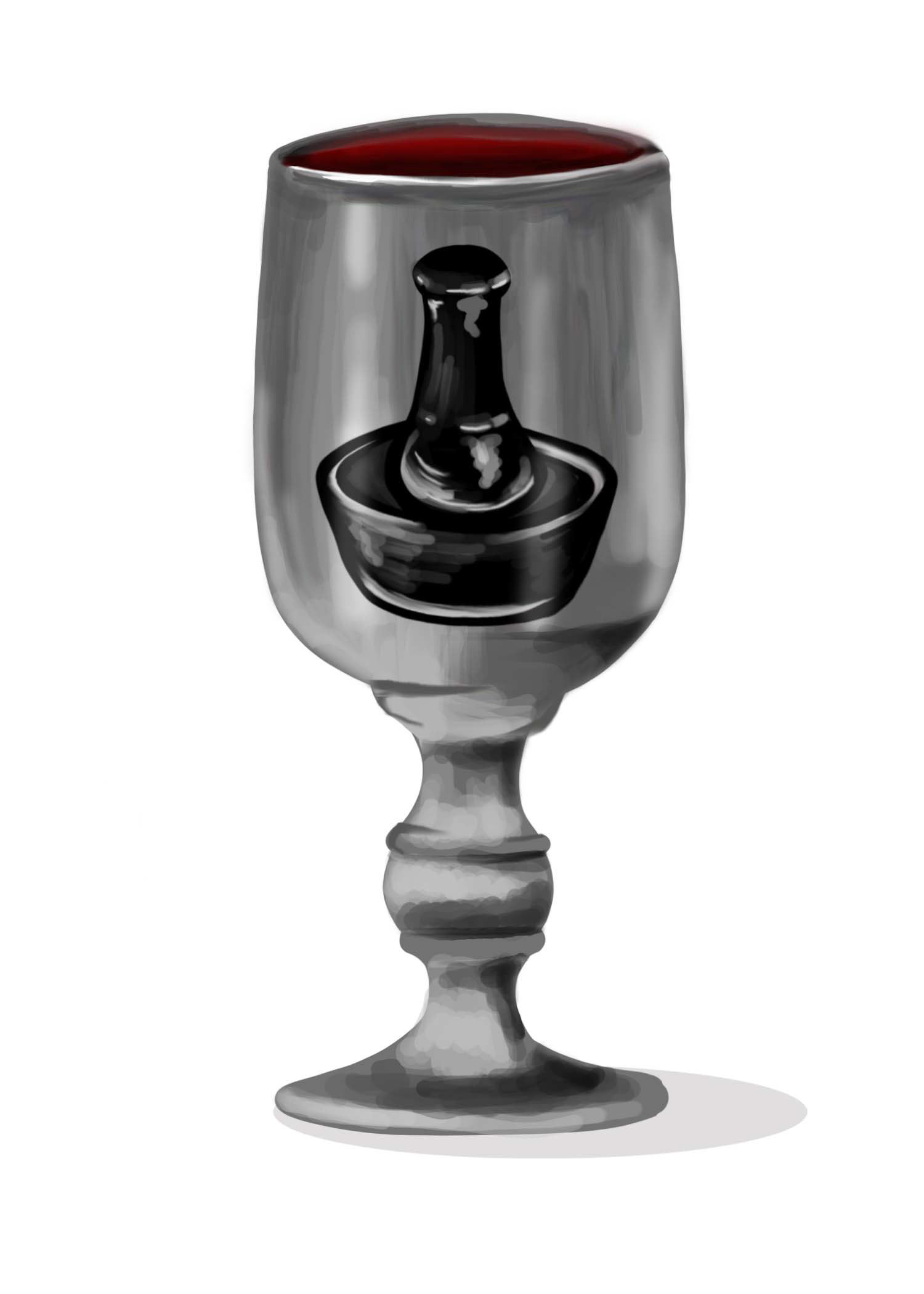 2021 Vessel With the Pestle Digital Painting