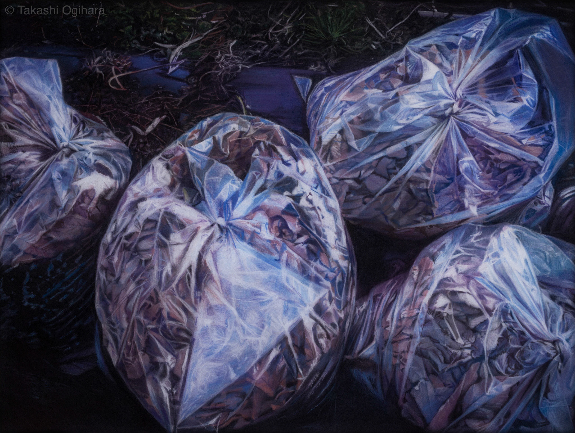 24 June 2024 Pastelmat 650mm✕488mm/A tiny slice of Earth 5:ひとひらの地球 5