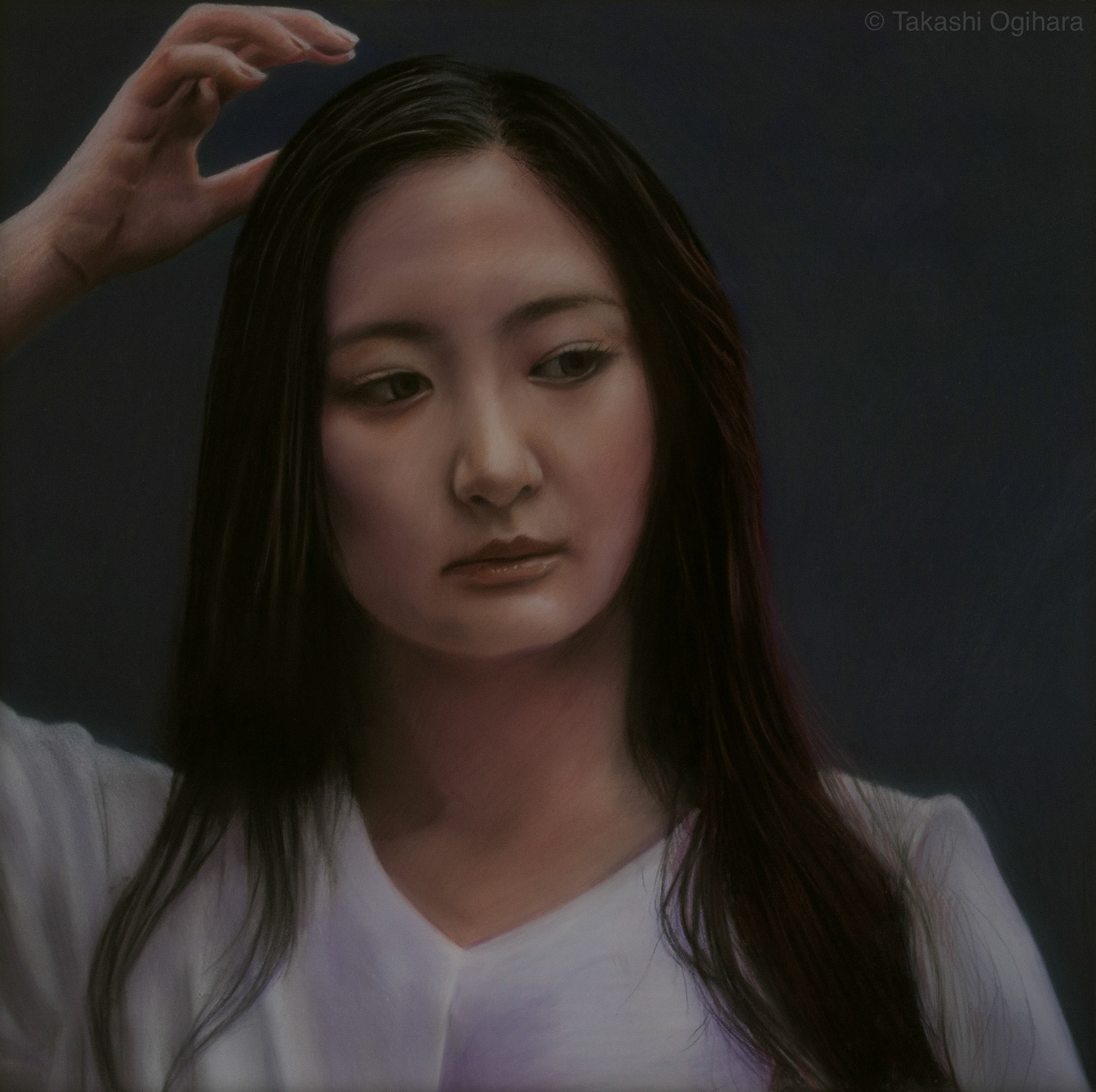 Today 20/my square daughter3: 16 August 2024 Pastelmat 488mm✕488mm