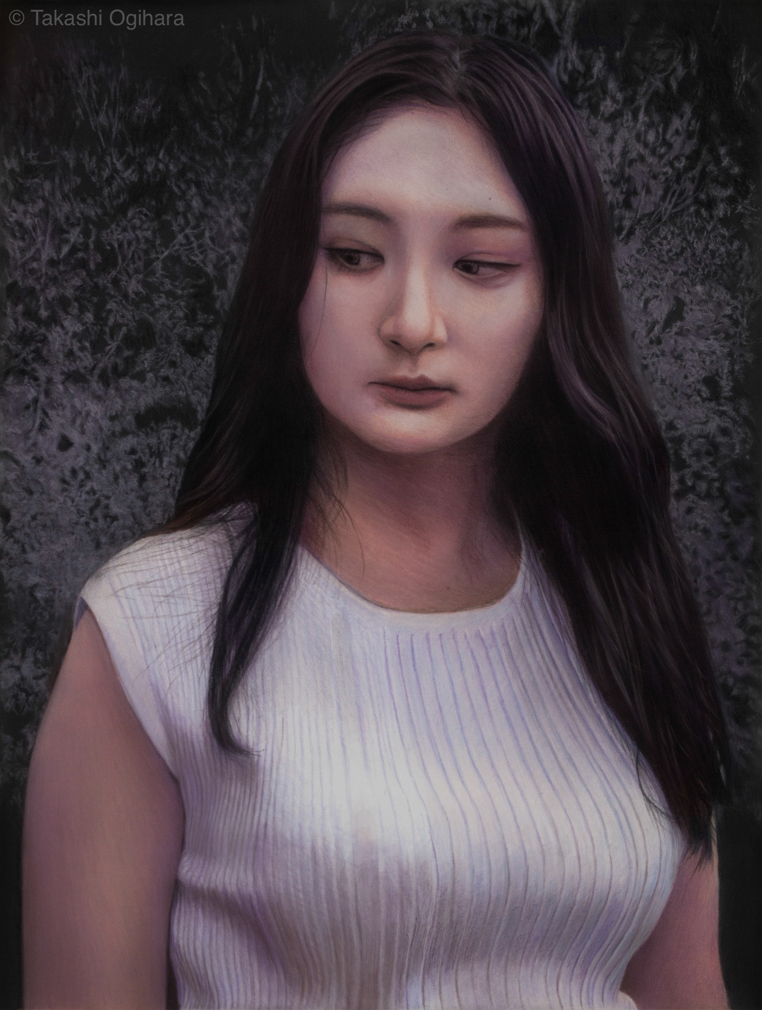 Today 8: 3 November 2023 Pastelmat 650mm✕488mm / Background is the zelkova tree in Kinoshita.