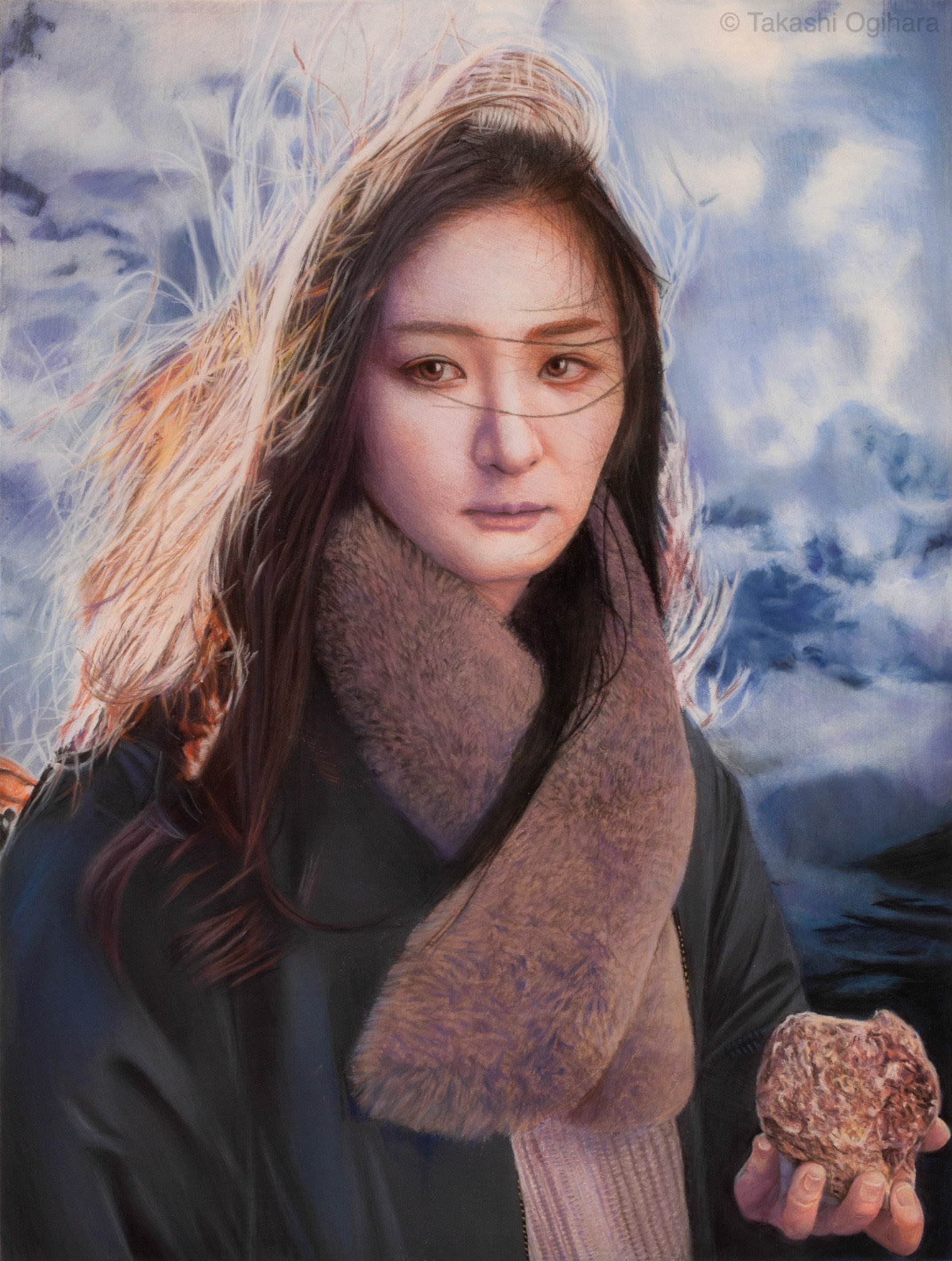 Today 25: Davetta / Tartget Art Prize 2025 Finalist/ 25 Janebruary 2025 Pastelmat 650mm✕488mm