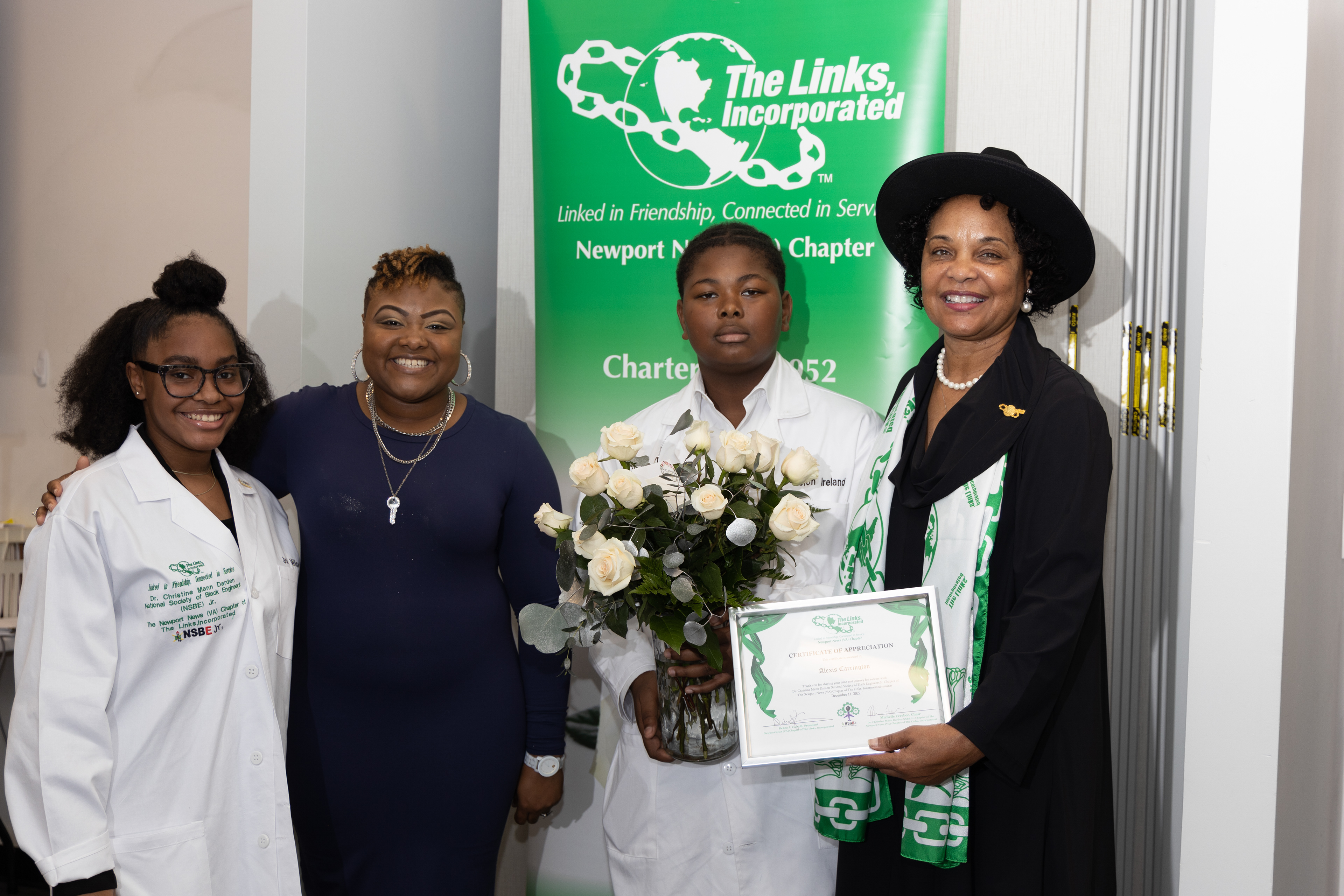 National Society of Black Engineers Jr. White Coat Ceremony