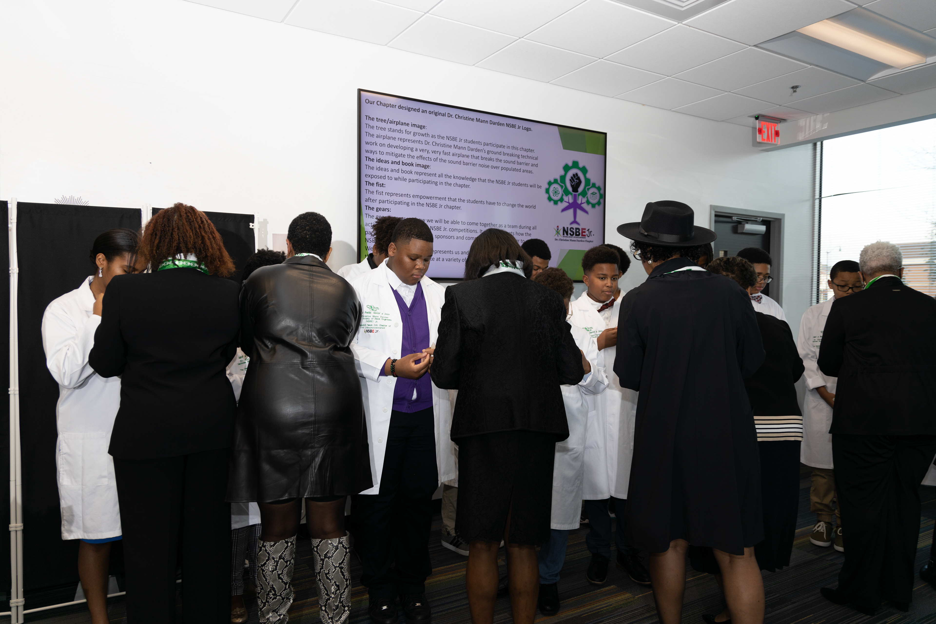 National Society of Black Engineers Jr. White Coat Ceremony