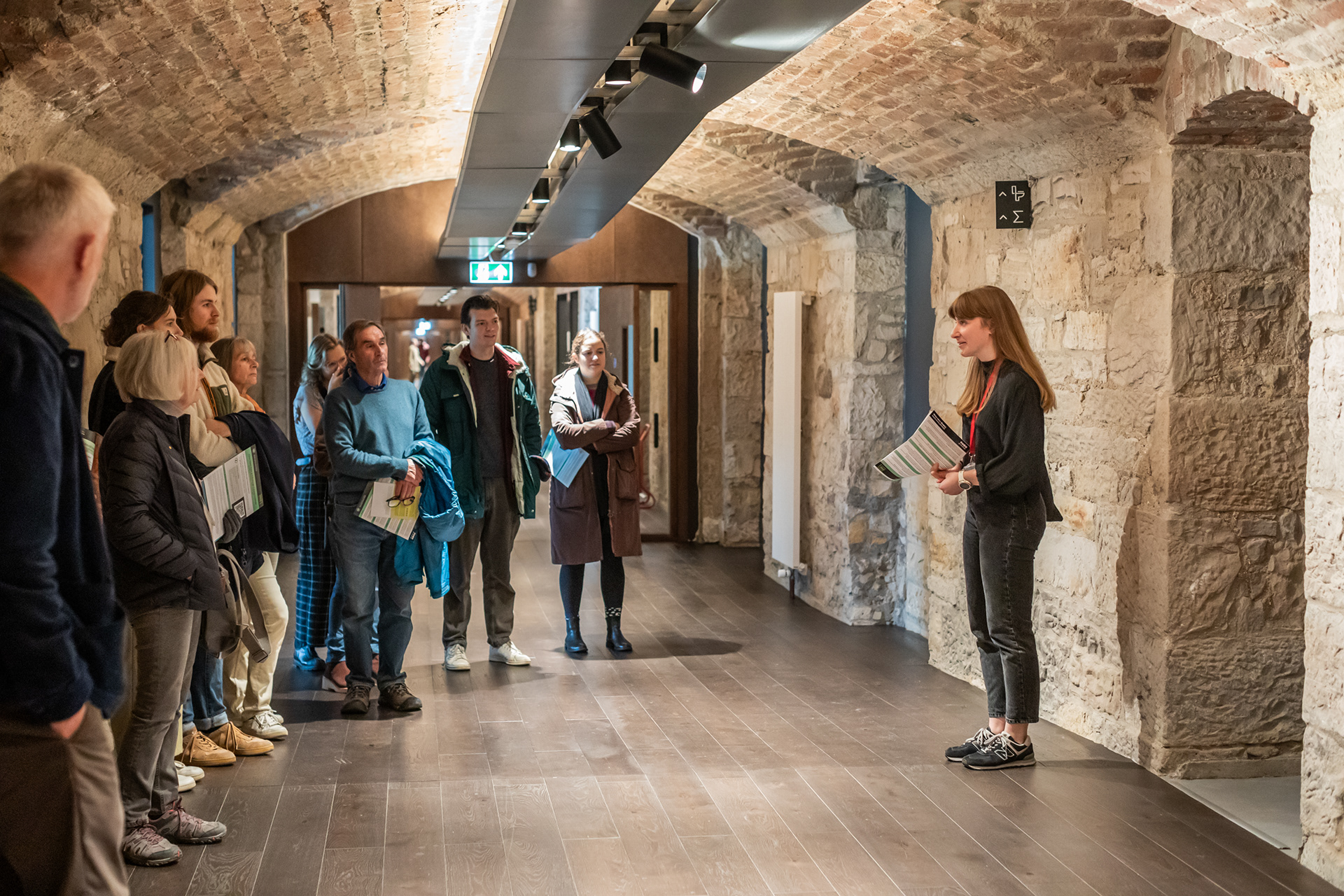 Me presenting my exhibition during Doors Open Days at EFI. September 2024. Photo credits: Chris Scott.