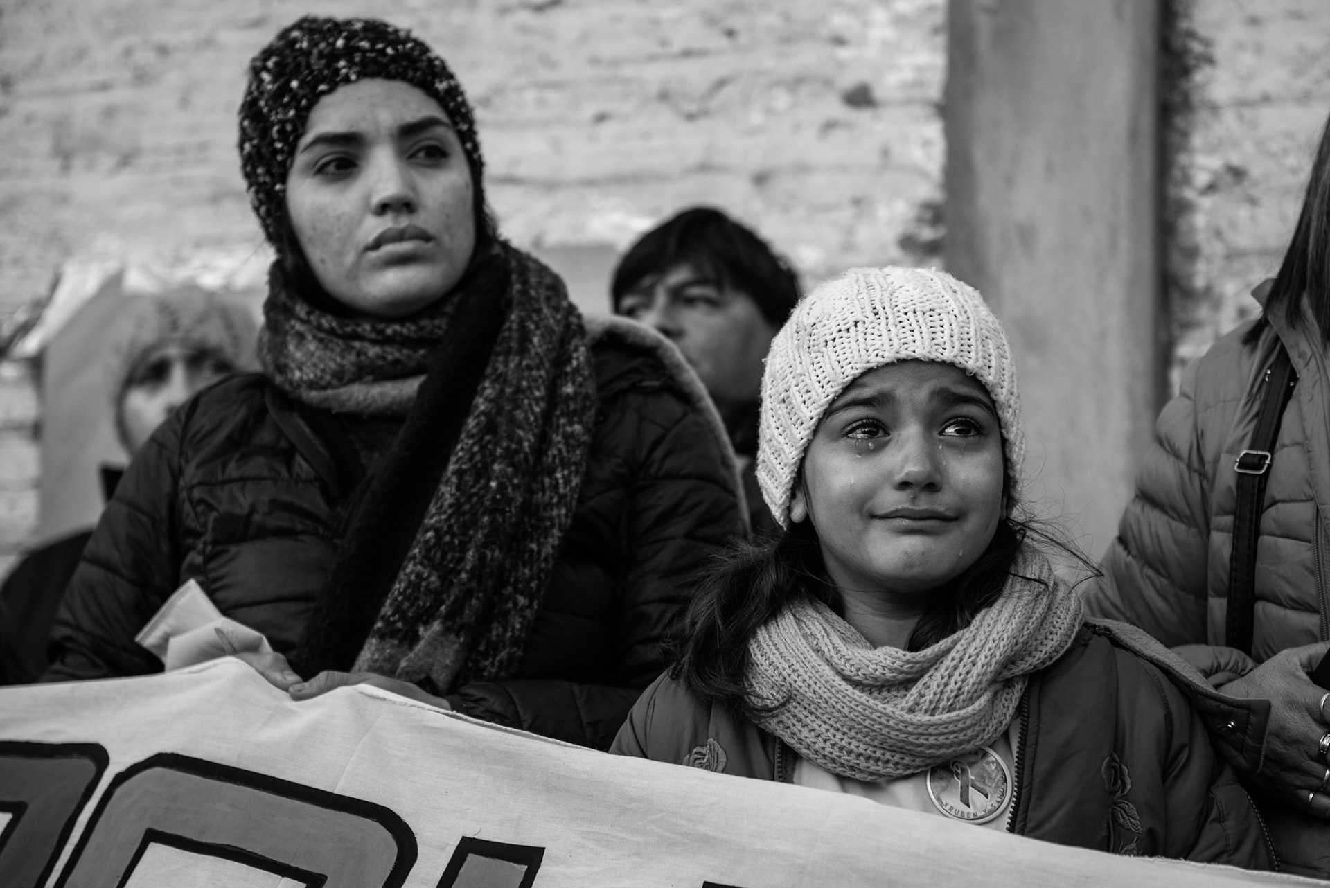 Ceremony honouring Sandra Calamano and Rubén Rodríguez, workers of School 49 who died on August 2nd 2018 due to an explosion in the building.