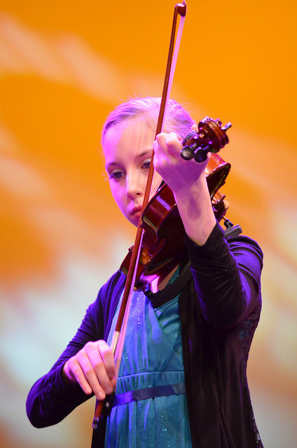 Young violinist
