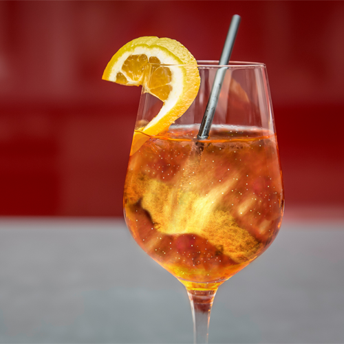 Digital Edit: Orange Galaxy Cocktail (Photoshop)