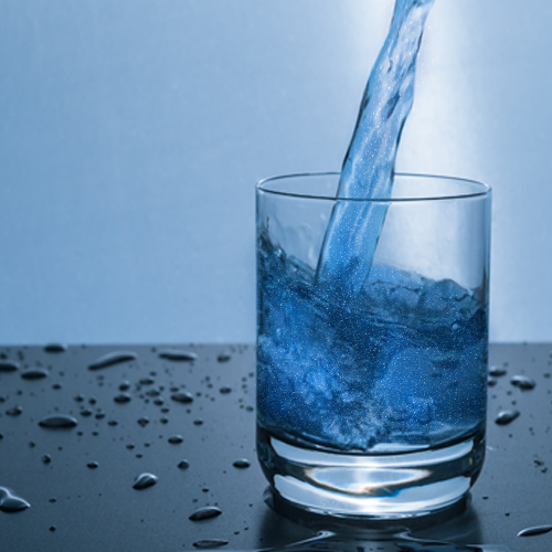 Digital Edit: Blue Galaxy Glass (Photoshop)