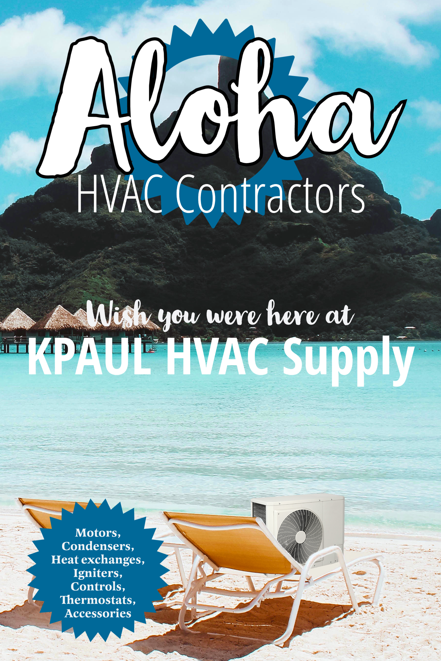 HVAC Company postcard desgin
