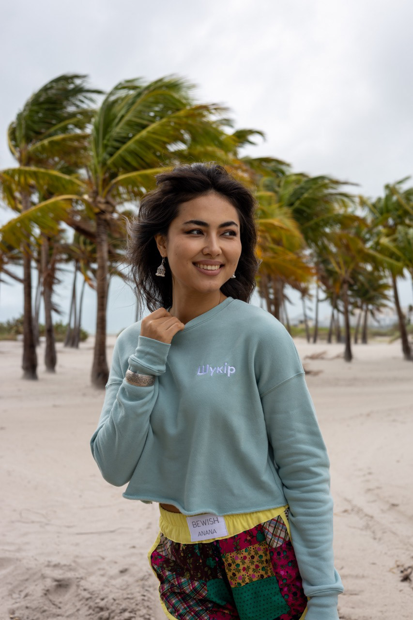 Assiya Mukanova models for Hi in Key Biscayne photography by Johnny Michael