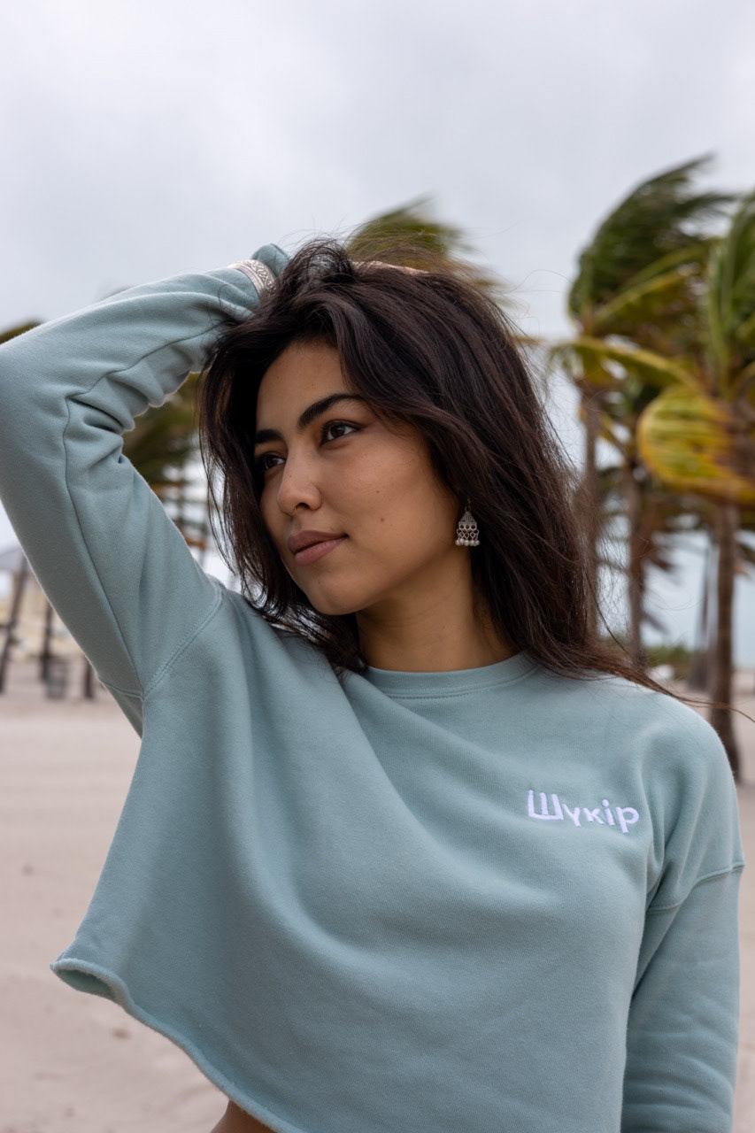 Assiya Mukanova models for Hi in Key Biscayne photography by Johnny Michael
