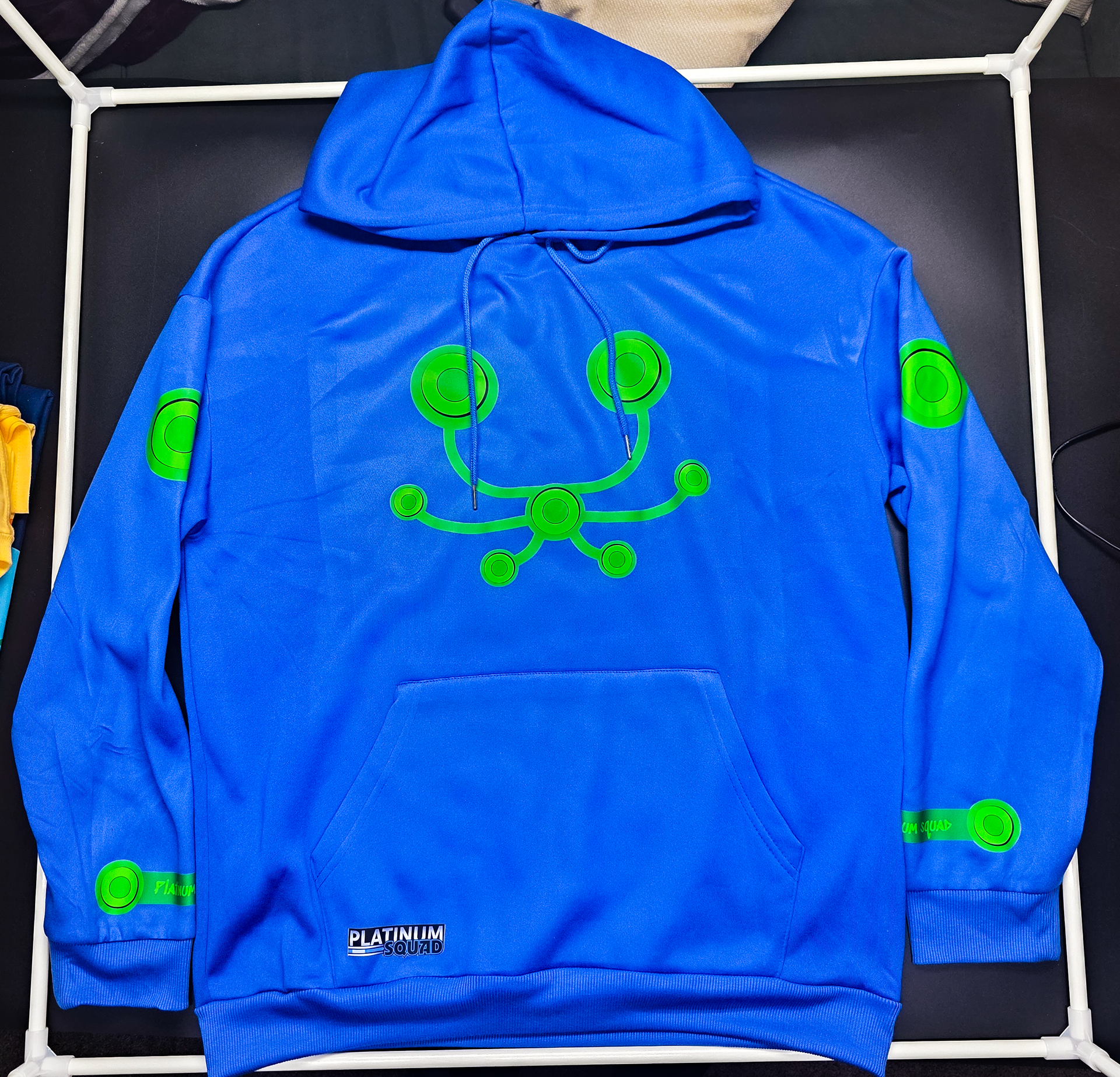 Hero Hoodie_Platinum Squad Blue Noobs Front
